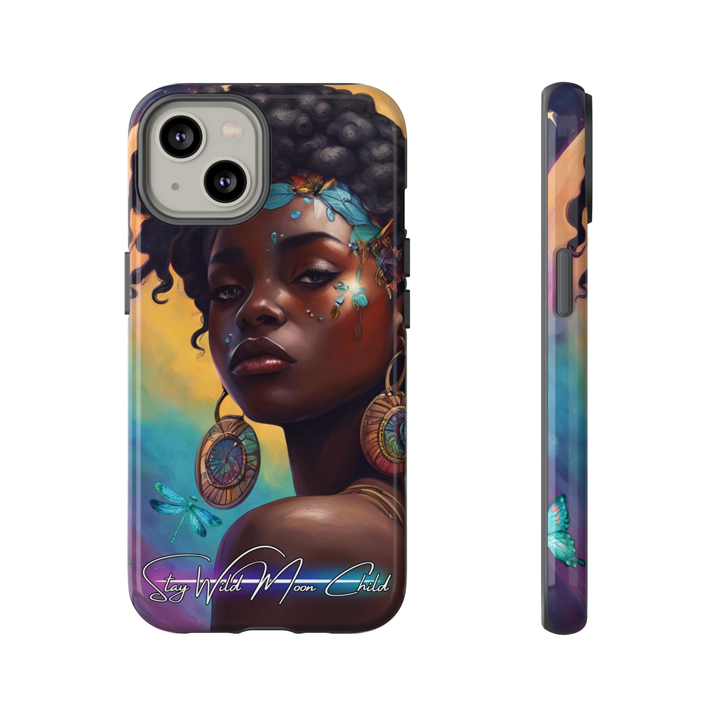 Stay Wild Moon Child - Noir Luminex Phone Case
