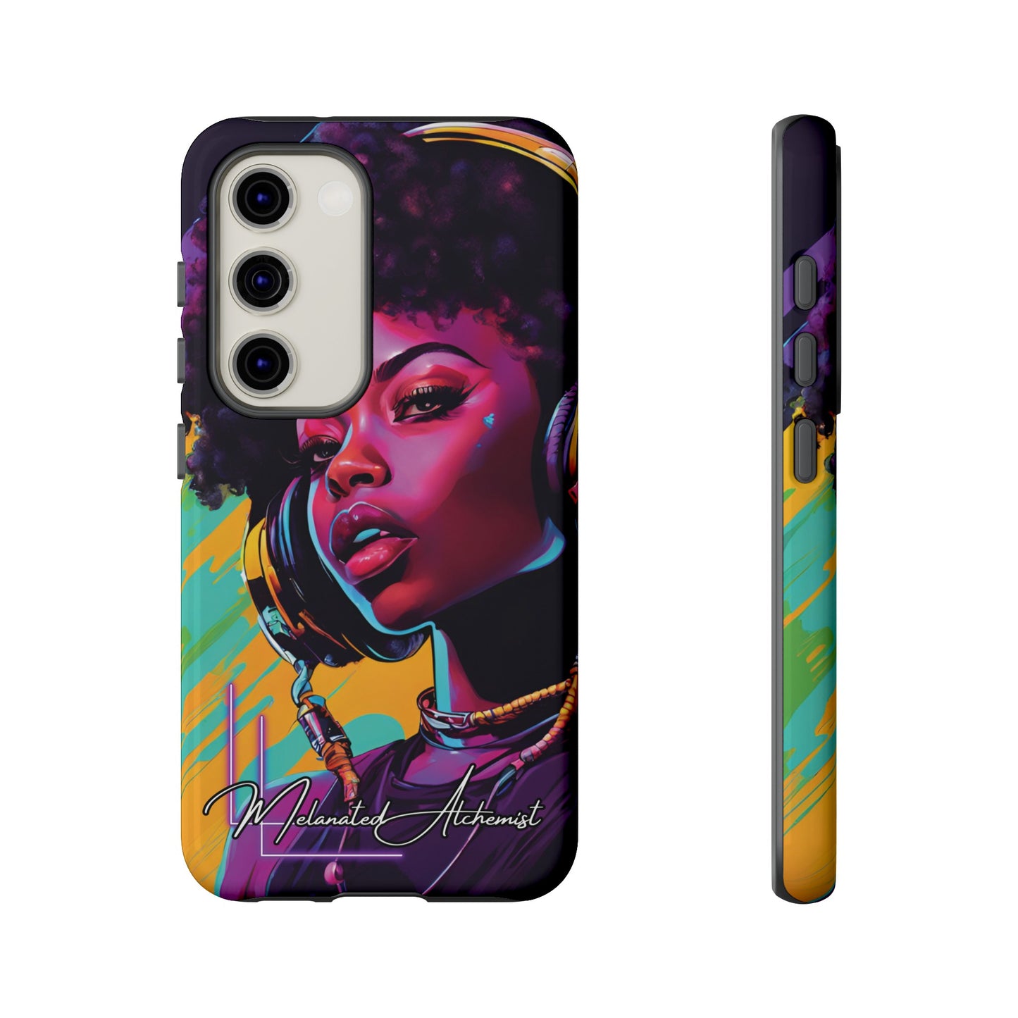 NoirAlchemy Glow - Transmute Woman Luminex Phone Case