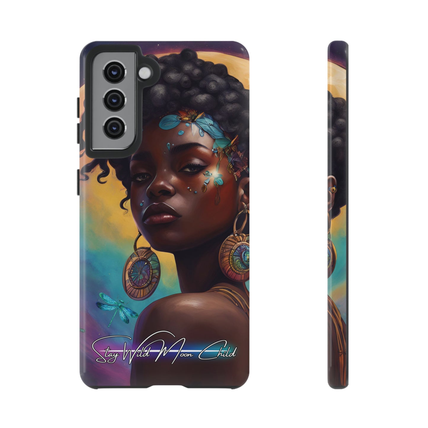 Stay Wild Moon Child - Noir Luminex Phone Case