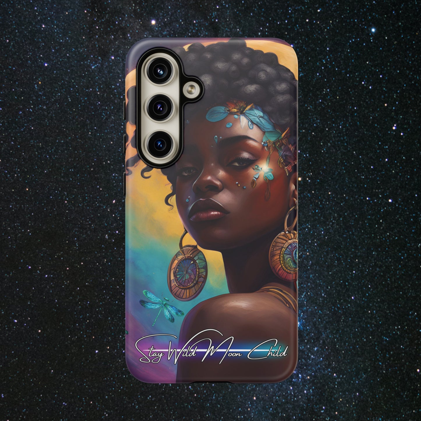 Stay Wild Moon Child - Noir Luminex Phone Case