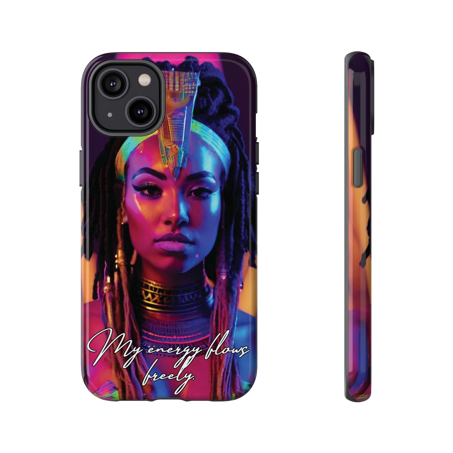 'Neon Goddess' Everflow Luminex Phone Case