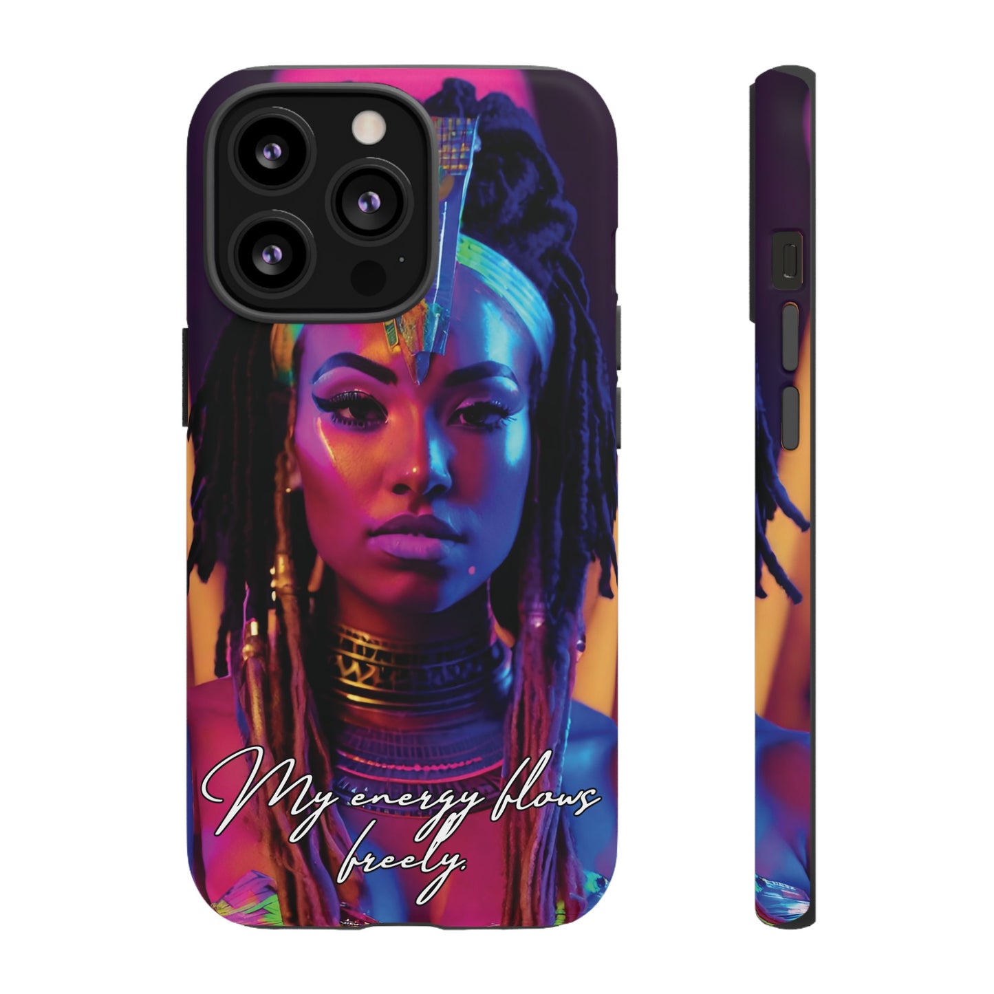 'Neon Goddess' Everflow Luminex Phone Case