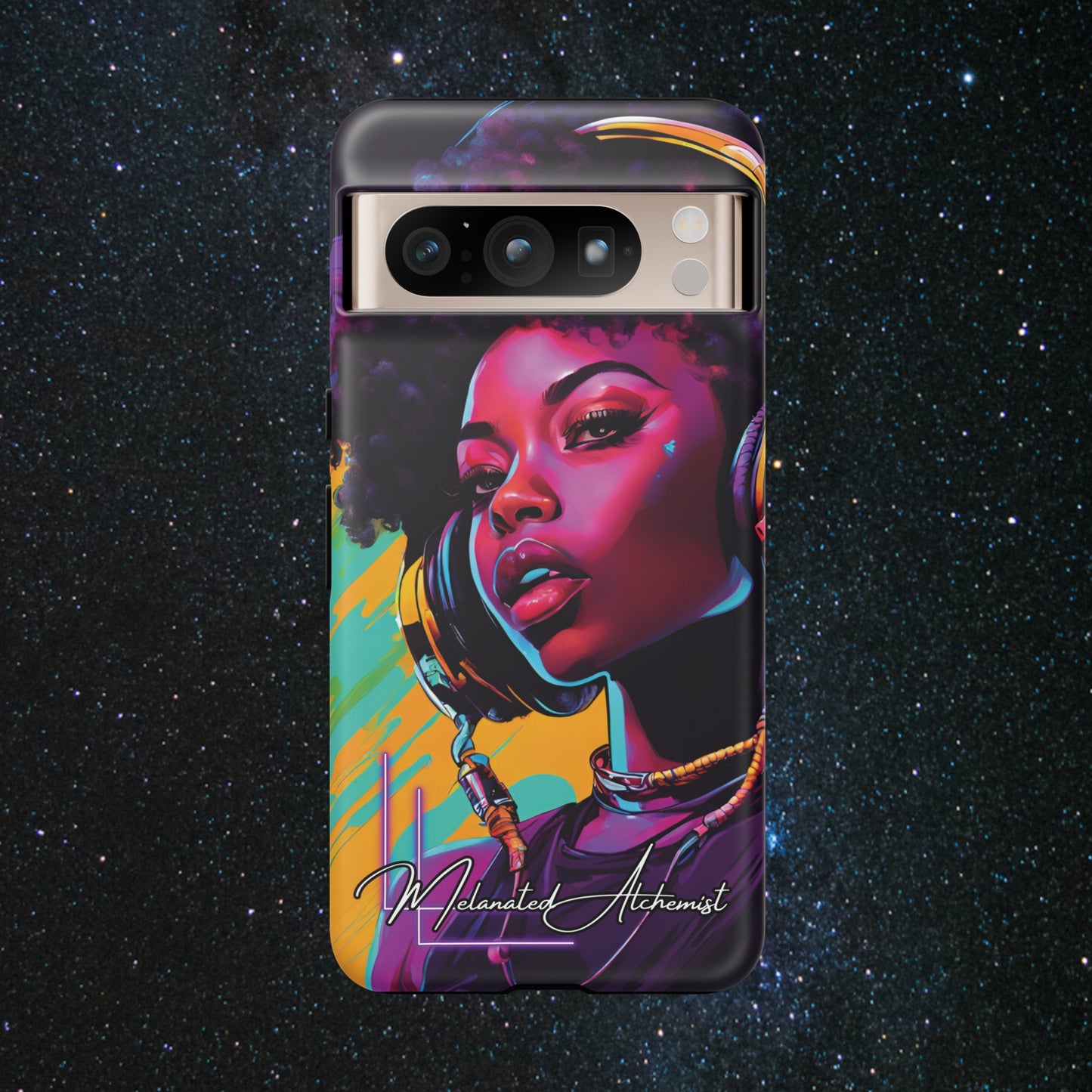 NoirAlchemy Glow - Transmute Woman Luminex Phone Case