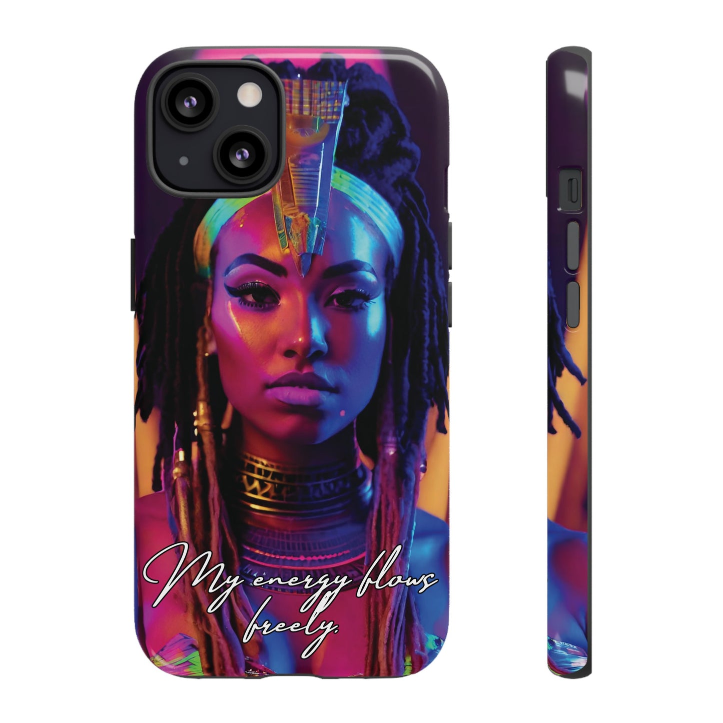 'Neon Goddess' Everflow Luminex Phone Case