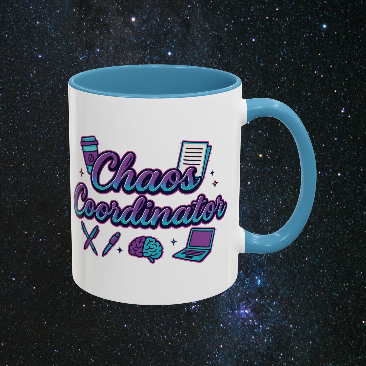 Chaos Coordinator Accent Coffee Mug