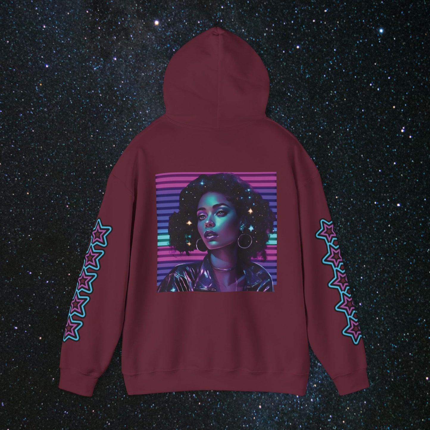 Retro Radiance - Women's Pullover Hoodie