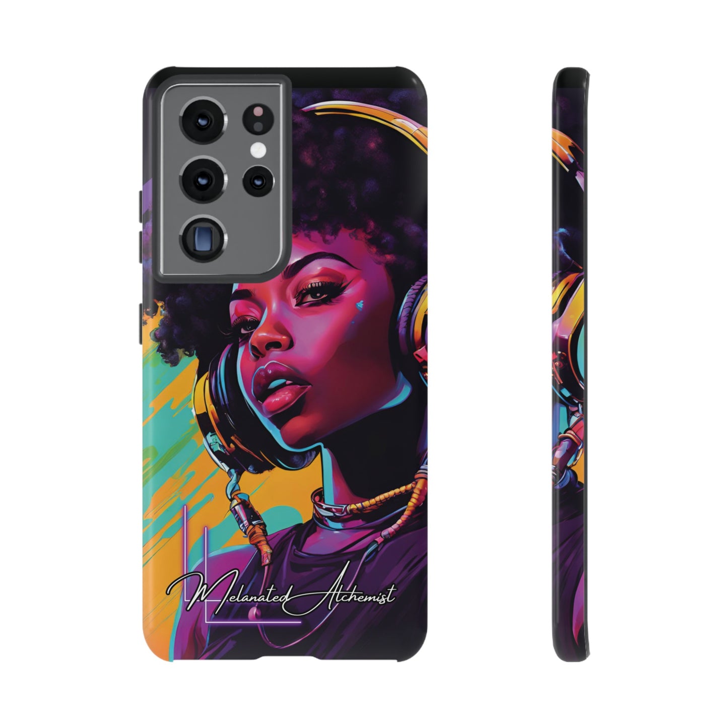 NoirAlchemy Glow - Transmute Woman Luminex Phone Case