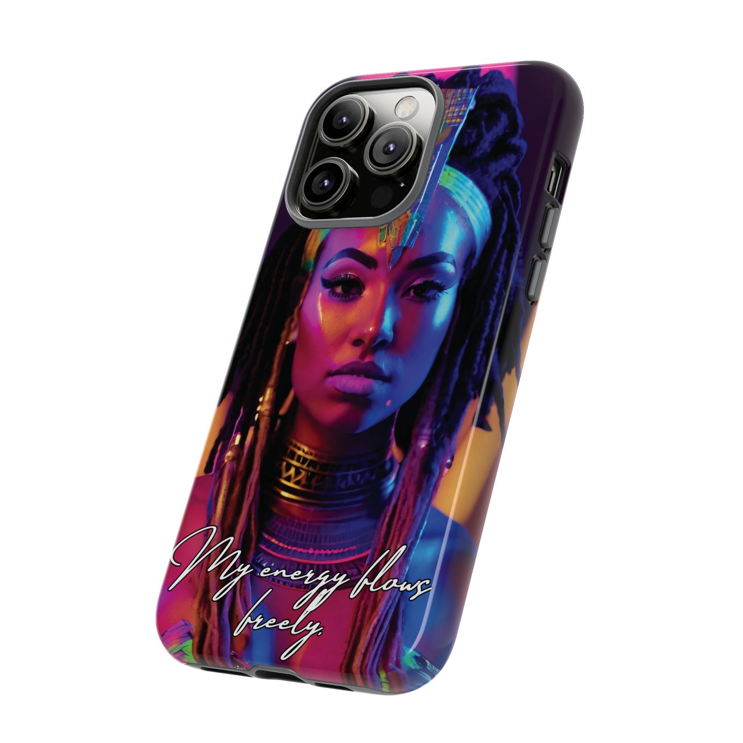 'Neon Goddess' Everflow Luminex Phone Case