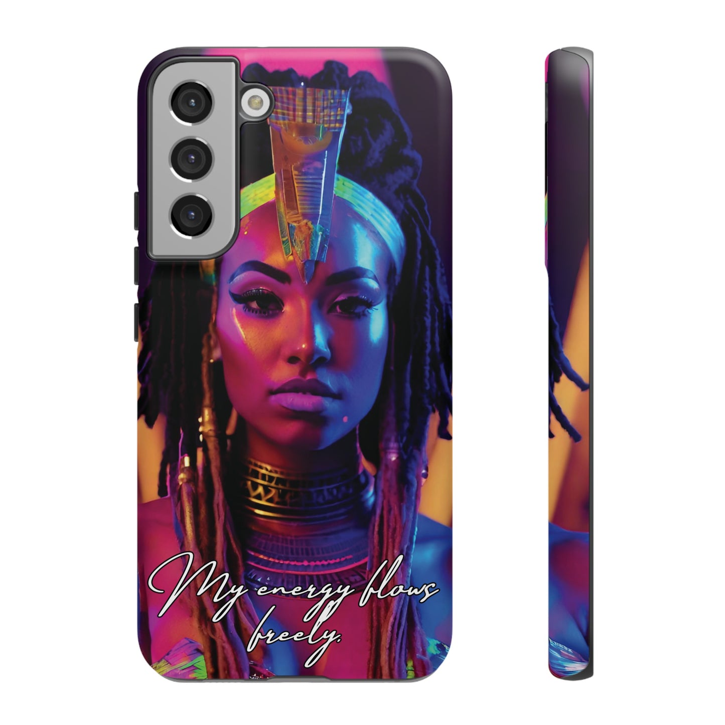 'Neon Goddess' Everflow Luminex Phone Case