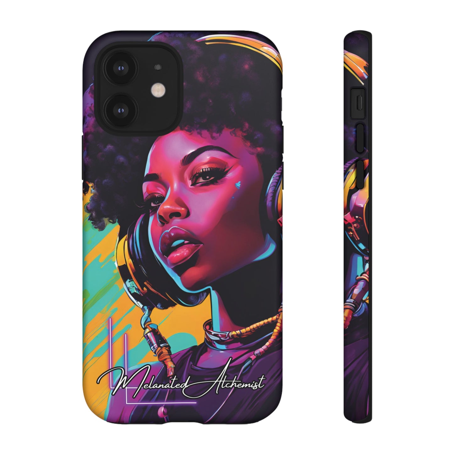 NoirAlchemy Glow - Transmute Woman Luminex Phone Case