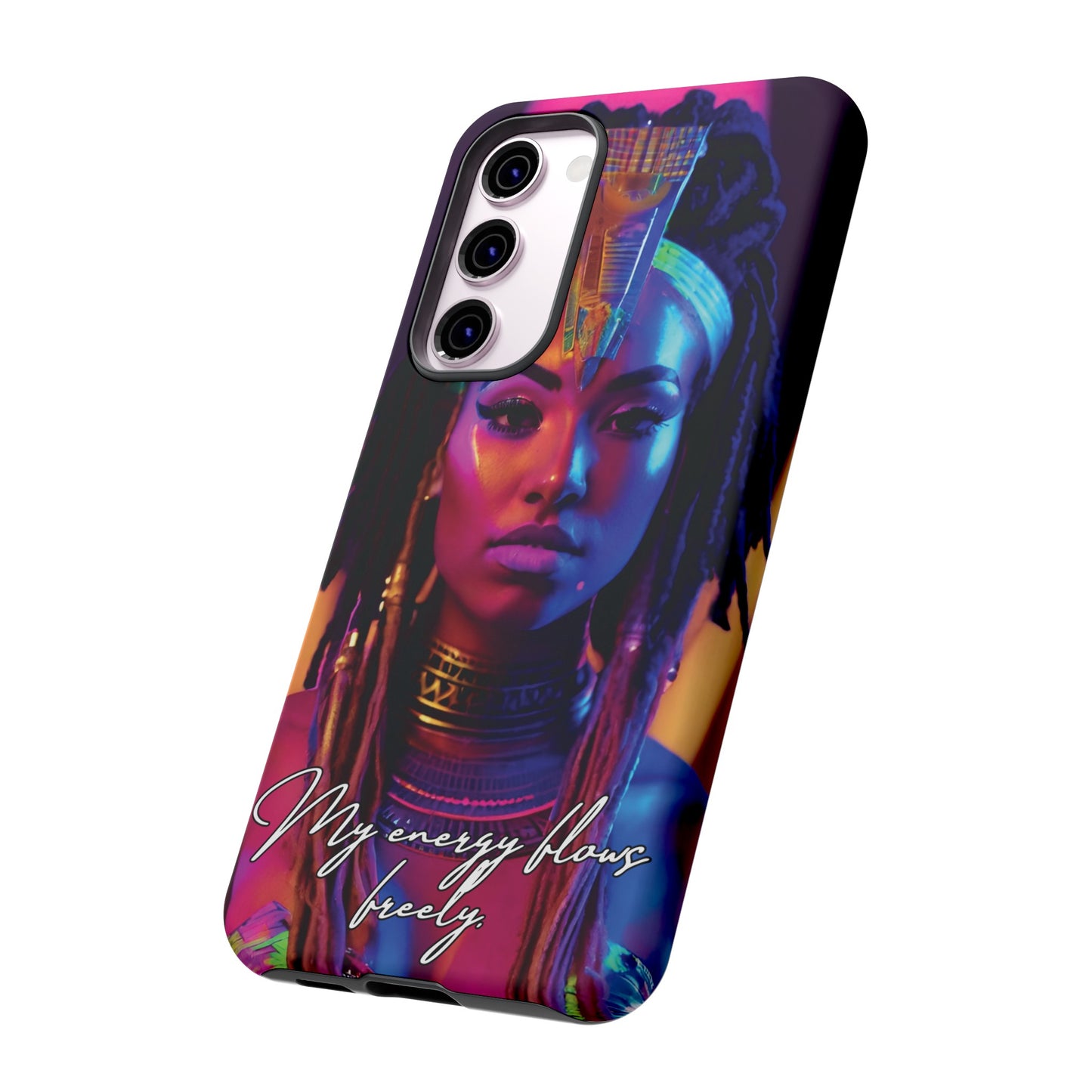 'Neon Goddess' Everflow Luminex Phone Case