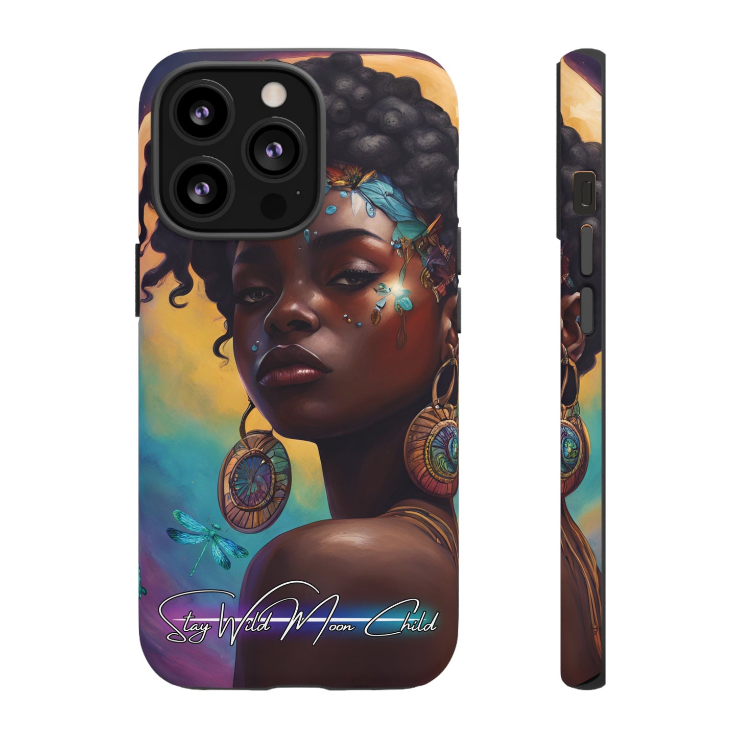 Stay Wild Moon Child - Noir Luminex Phone Case