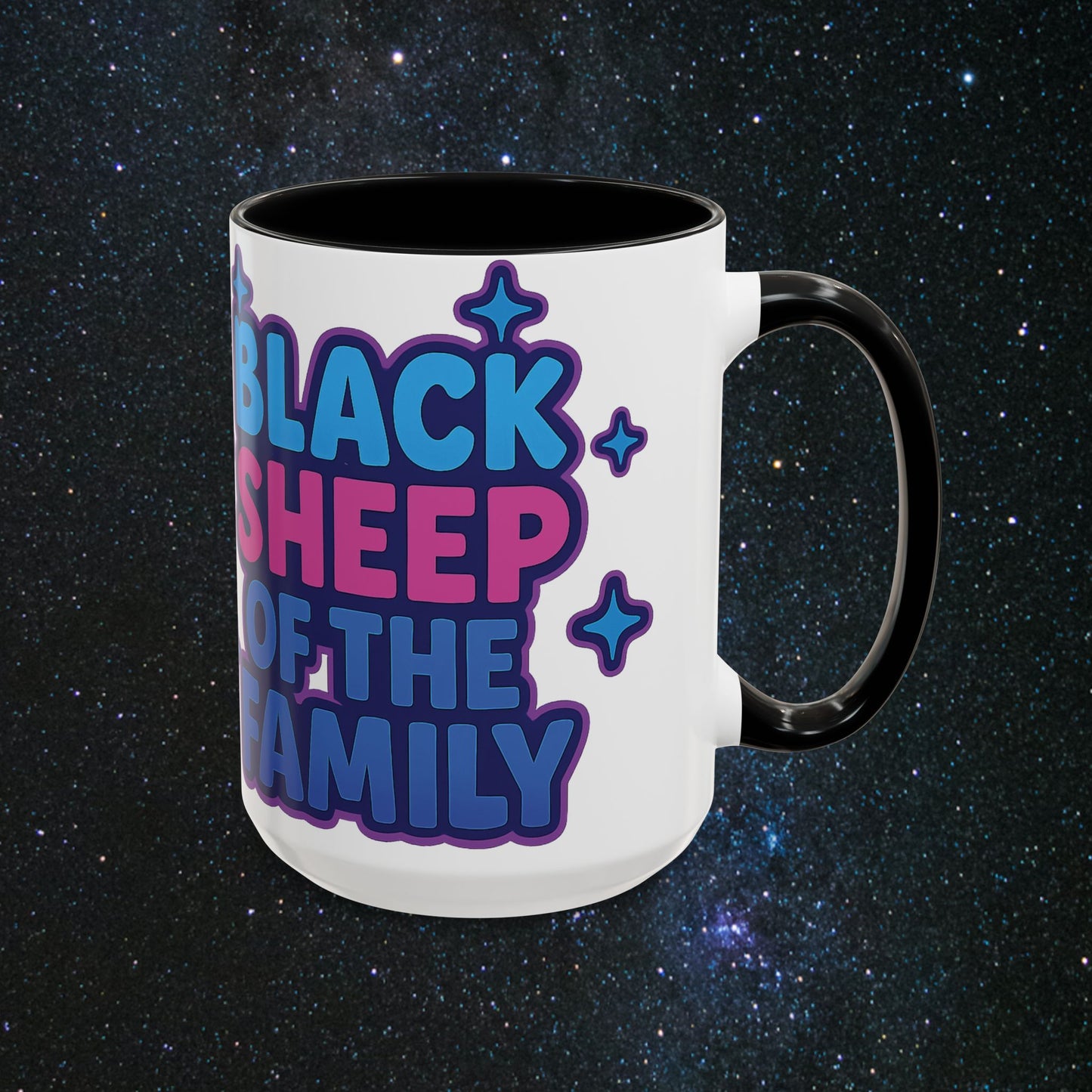 'Black Sheep' Accent Coffee Mug