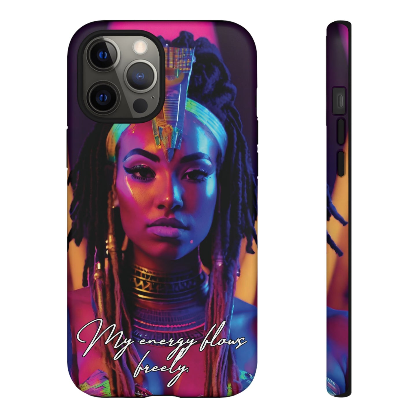 'Neon Goddess' Everflow Luminex Phone Case