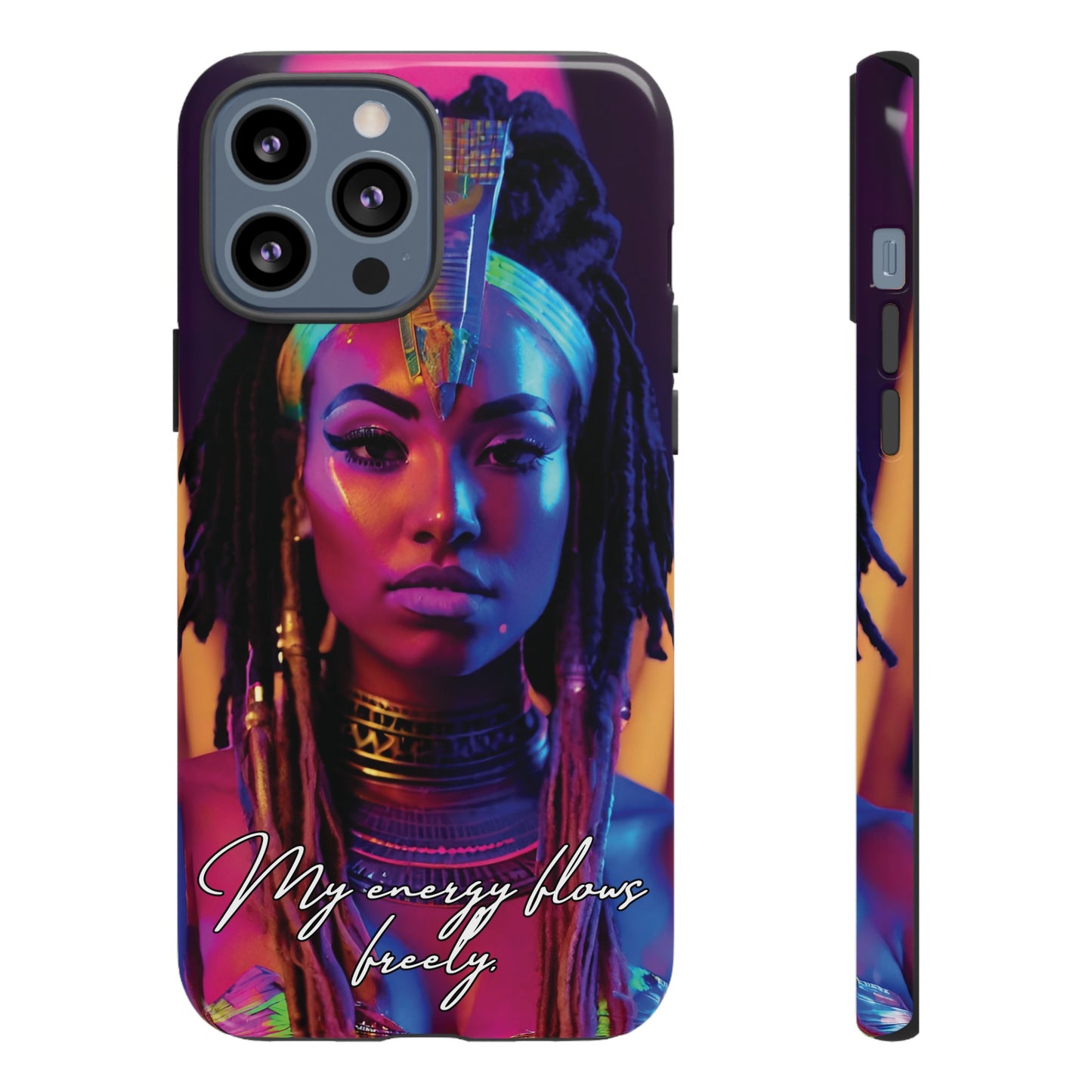'Neon Goddess' Everflow Luminex Phone Case