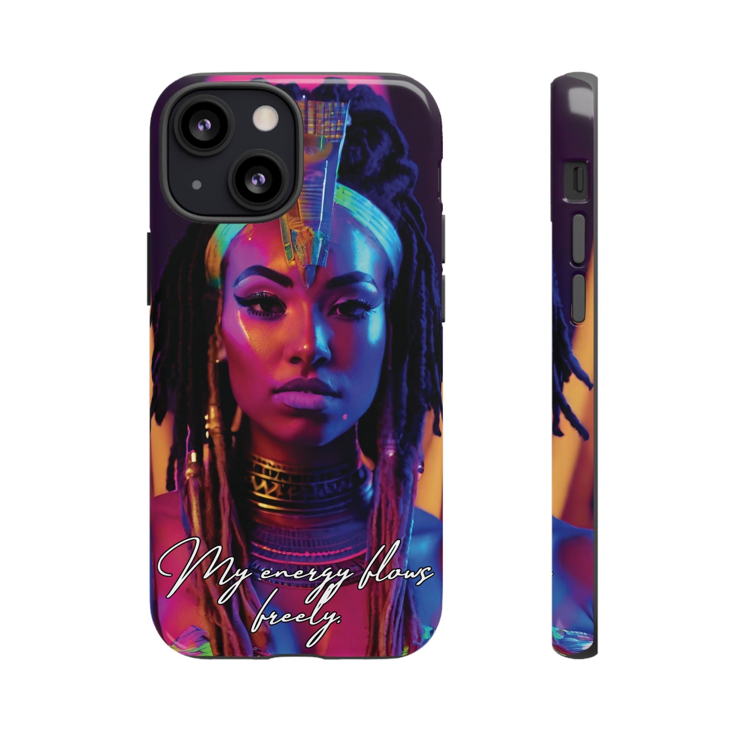 'Neon Goddess' Everflow Luminex Phone Case