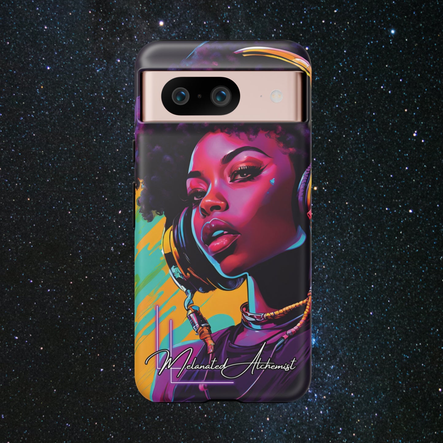 NoirAlchemy Glow - Transmute Woman Luminex Phone Case