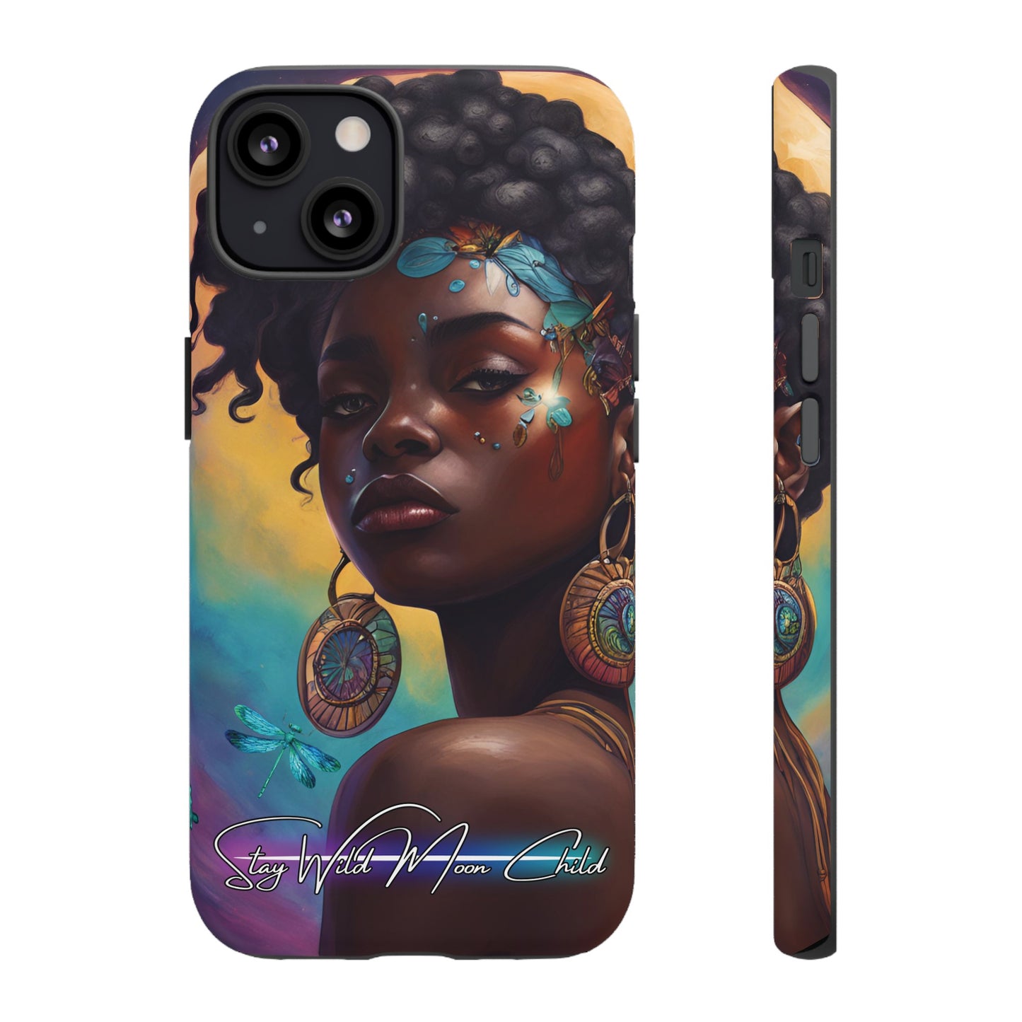 Stay Wild Moon Child - Noir Luminex Phone Case