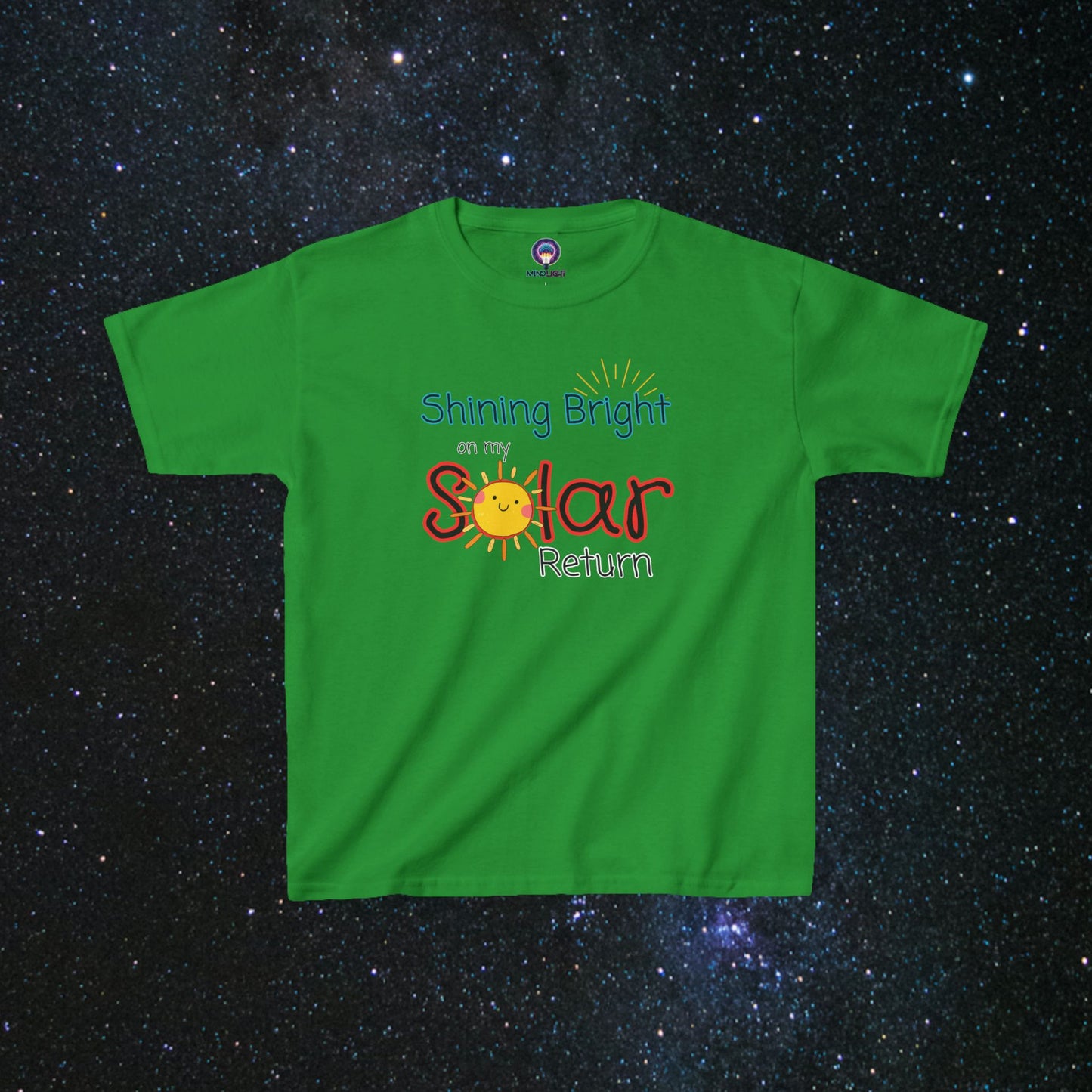 Shining Bright On My Solar Return Kids Tee