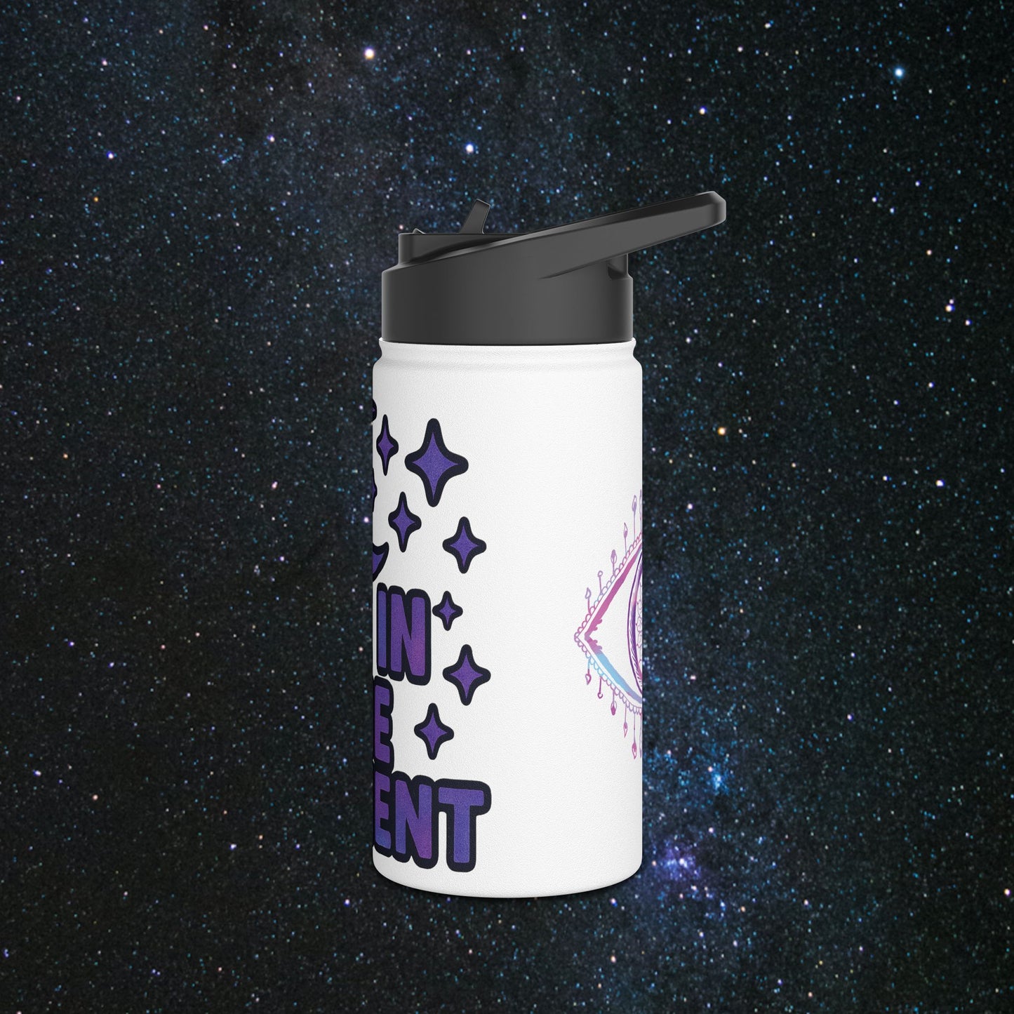 Live In The Moment Stainless Steel Water Bottle