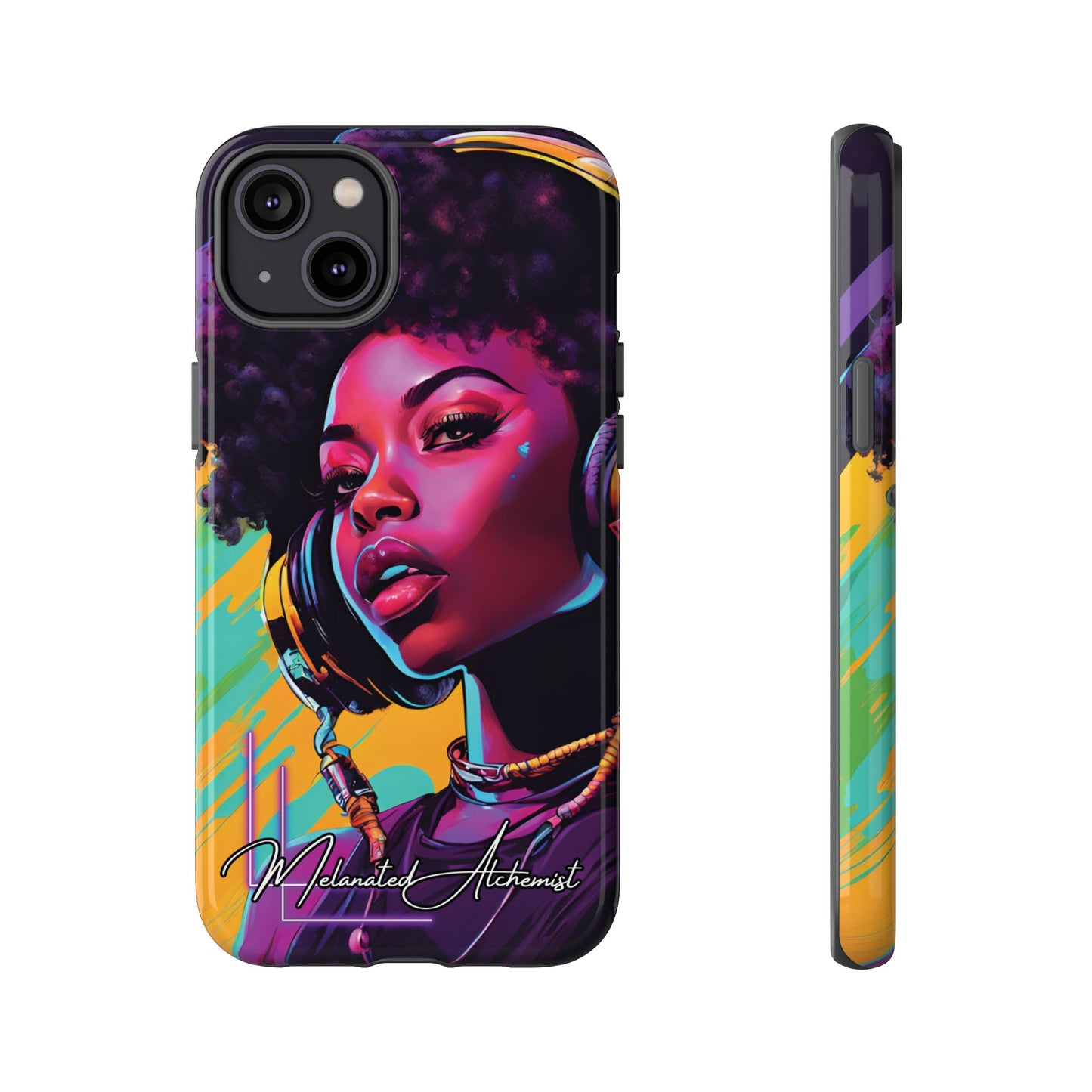NoirAlchemy Glow - Transmute Woman Luminex Phone Case