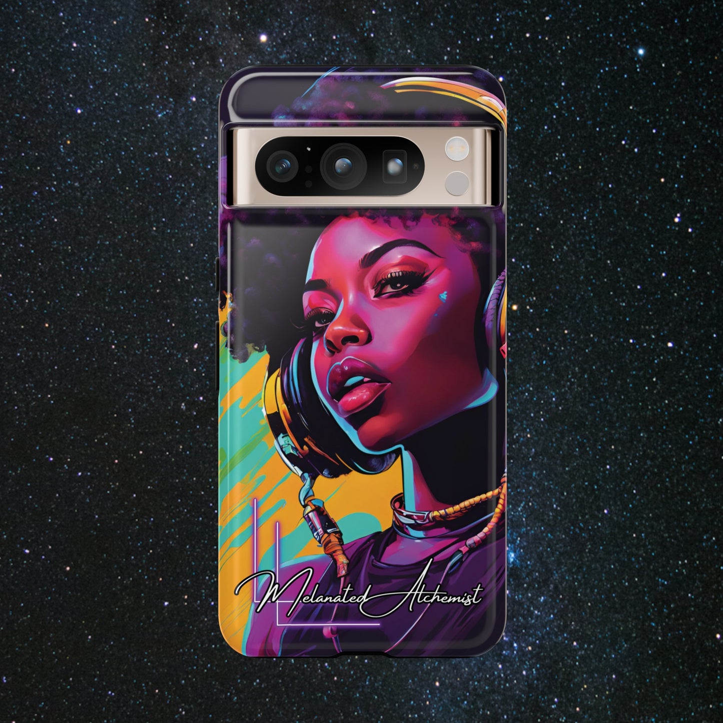 NoirAlchemy Glow - Transmute Woman Luminex Phone Case