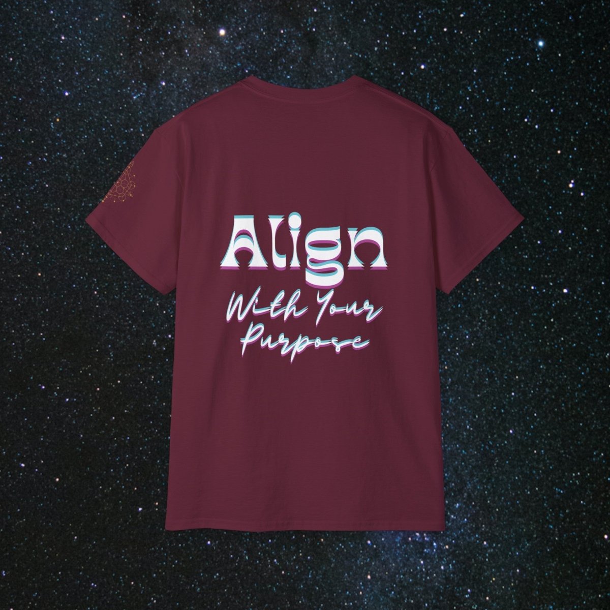 Align Unisex Ultra Cotton Unisex Tee - MindLight Apparel - Align Unisex Ultra Cotton Unisex Tee - Blue Dusk - S -