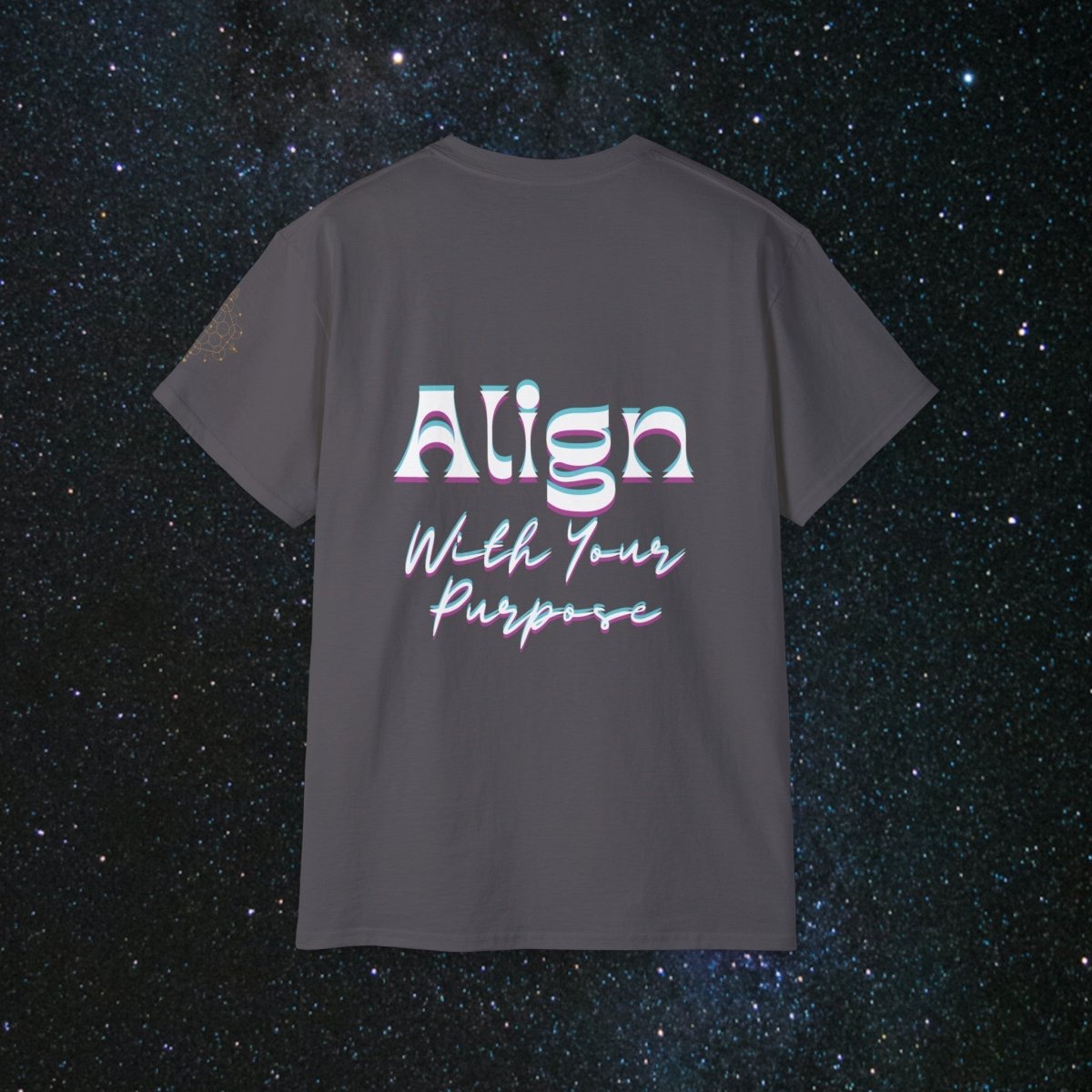 Align Unisex Ultra Cotton Unisex Tee - MindLight Apparel - Align Unisex Ultra Cotton Unisex Tee - Blue Dusk - S -
