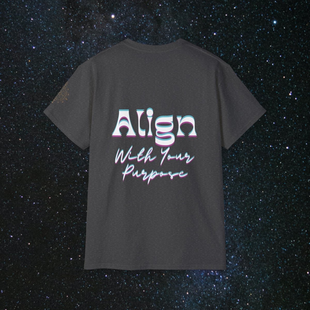 Align Unisex Ultra Cotton Unisex Tee - MindLight Apparel - Align Unisex Ultra Cotton Unisex Tee - Blue Dusk - S -