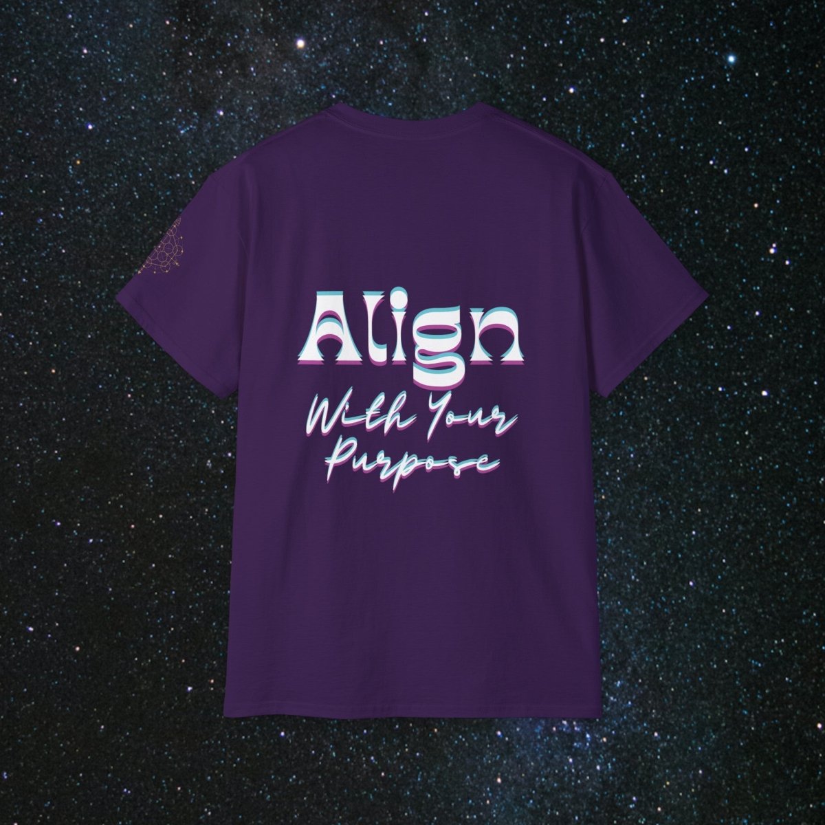 Align Unisex Ultra Cotton Unisex Tee - MindLight Apparel - Align Unisex Ultra Cotton Unisex Tee - Blue Dusk - S -