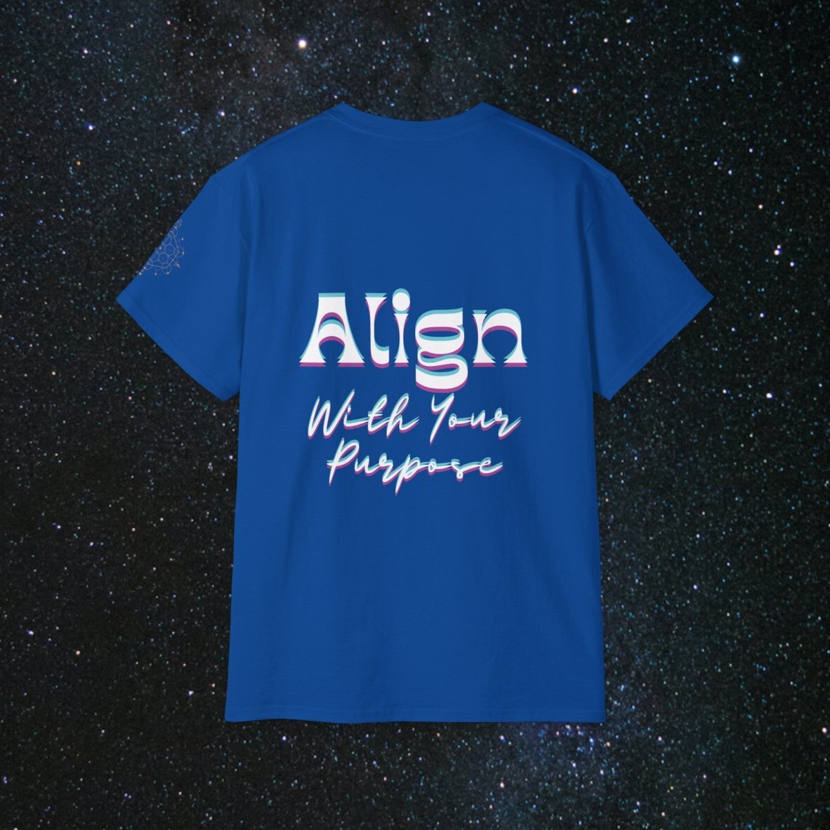 Align Unisex Ultra Cotton Unisex Tee - MindLight Apparel - Align Unisex Ultra Cotton Unisex Tee - Blue Dusk - S -