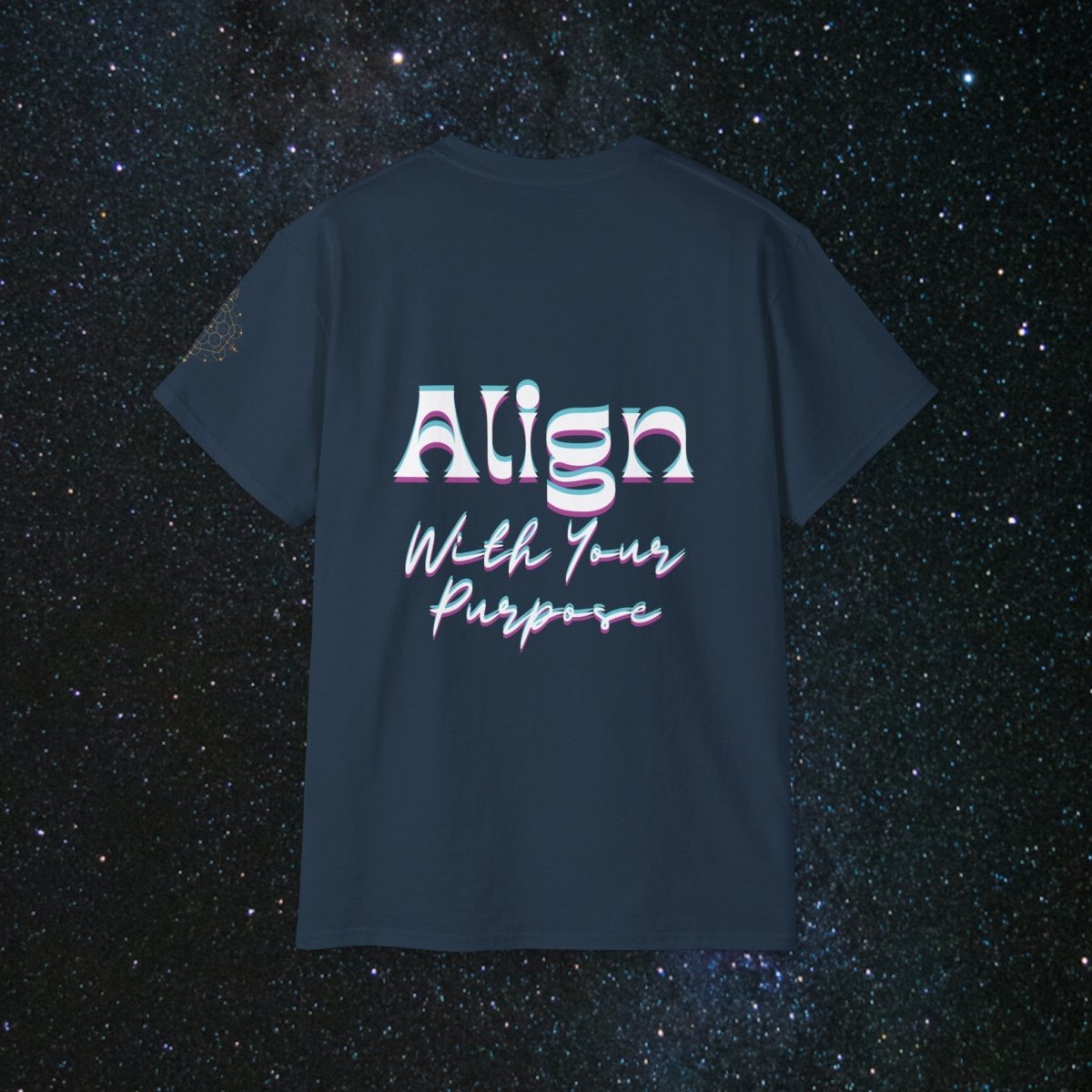 Align Unisex Ultra Cotton Unisex Tee - MindLight Apparel - Align Unisex Ultra Cotton Unisex Tee - Blue Dusk - S -