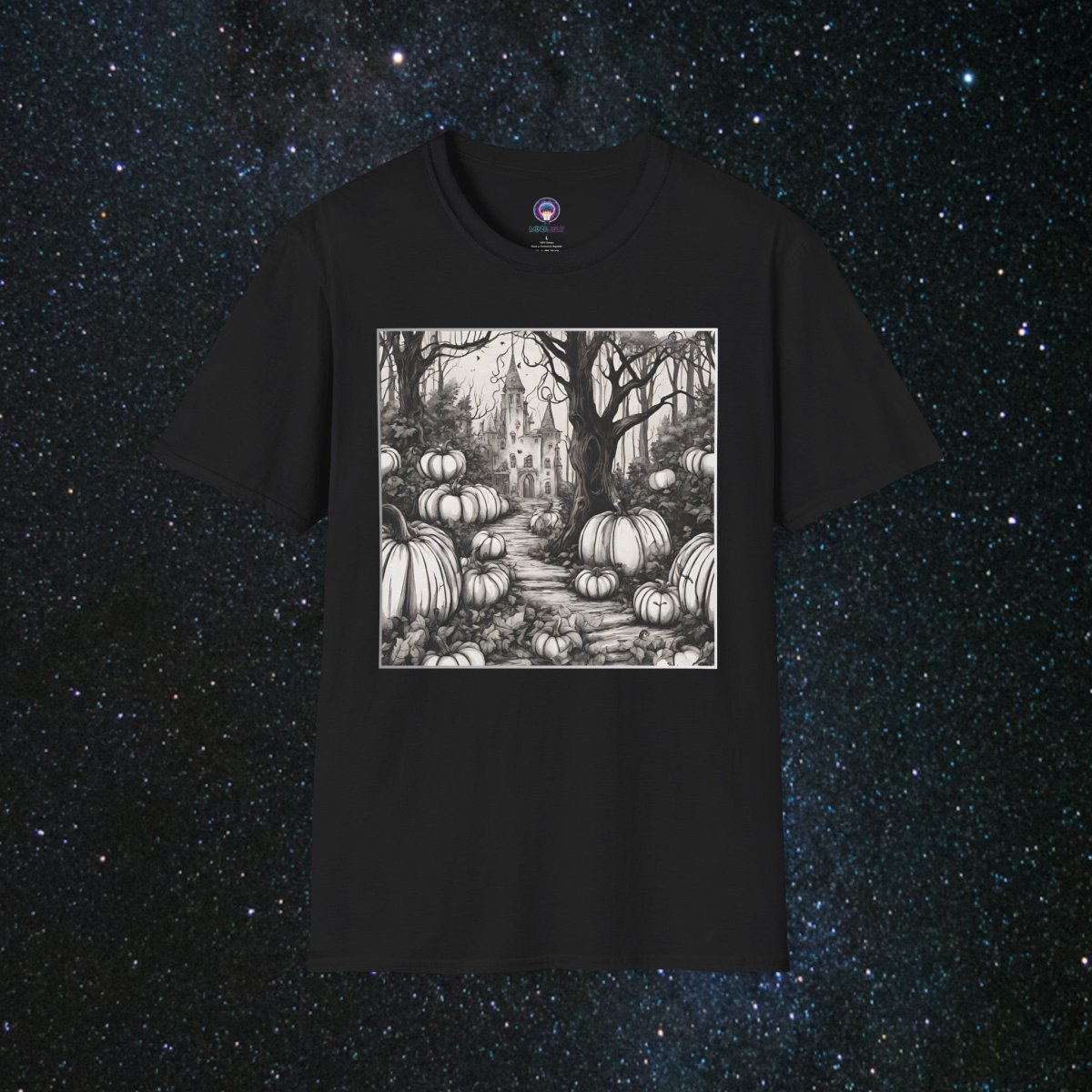 Arcane Shadows Unisex Softstyle T - Shirt - MindLight Apparel - Arcane Shadows Unisex Softstyle T - Shirt - Black - XS -