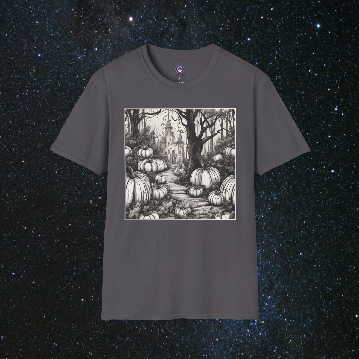 Arcane Shadows Unisex Softstyle T - Shirt - MindLight Apparel - Arcane Shadows Unisex Softstyle T - Shirt - Charcoal - XS -