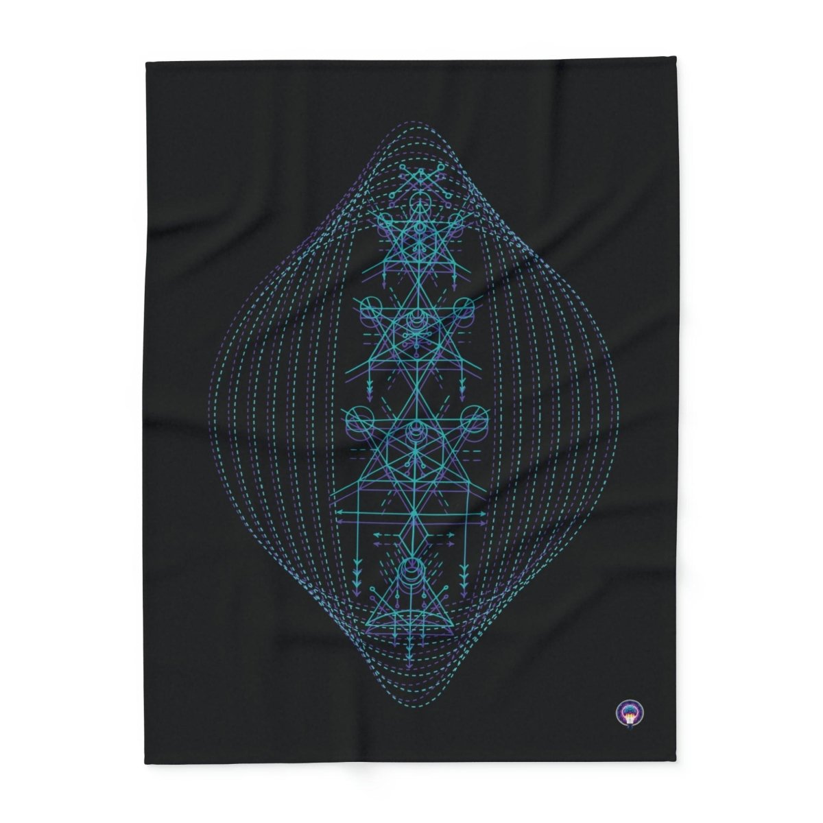 Arctic Embrace MindLight Fleece Blanket - MindLight Apparel - Arctic Embrace MindLight Fleece Blanket - MindLight Apparel - 30'' × 40'' - -