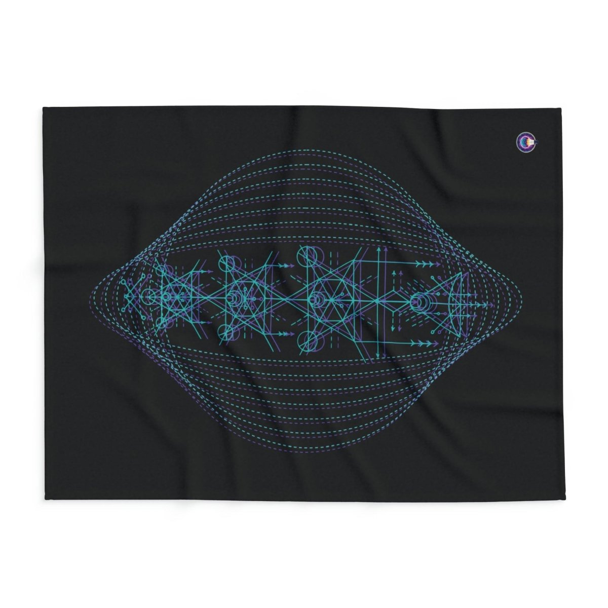 Arctic Embrace MindLight Fleece Blanket - MindLight Apparel - Arctic Embrace MindLight Fleece Blanket - MindLight Apparel - 30'' × 40'' - -
