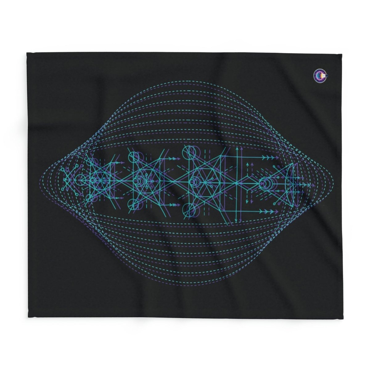Arctic Embrace MindLight Fleece Blanket - MindLight Apparel - Arctic Embrace MindLight Fleece Blanket - MindLight Apparel - 30'' × 40'' - -