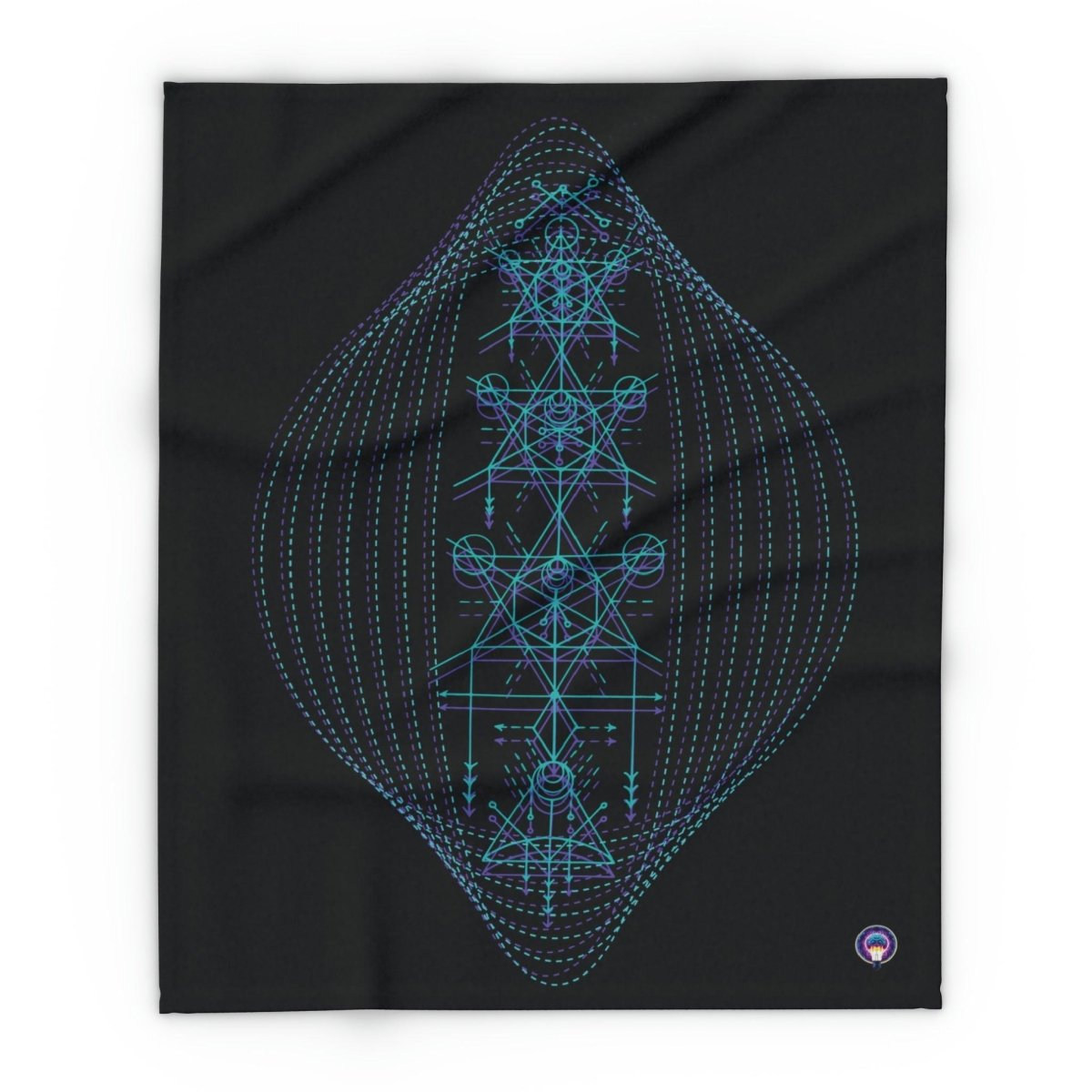 Arctic Embrace MindLight Fleece Blanket - MindLight Apparel - Arctic Embrace MindLight Fleece Blanket - MindLight Apparel - 30'' × 40'' - -