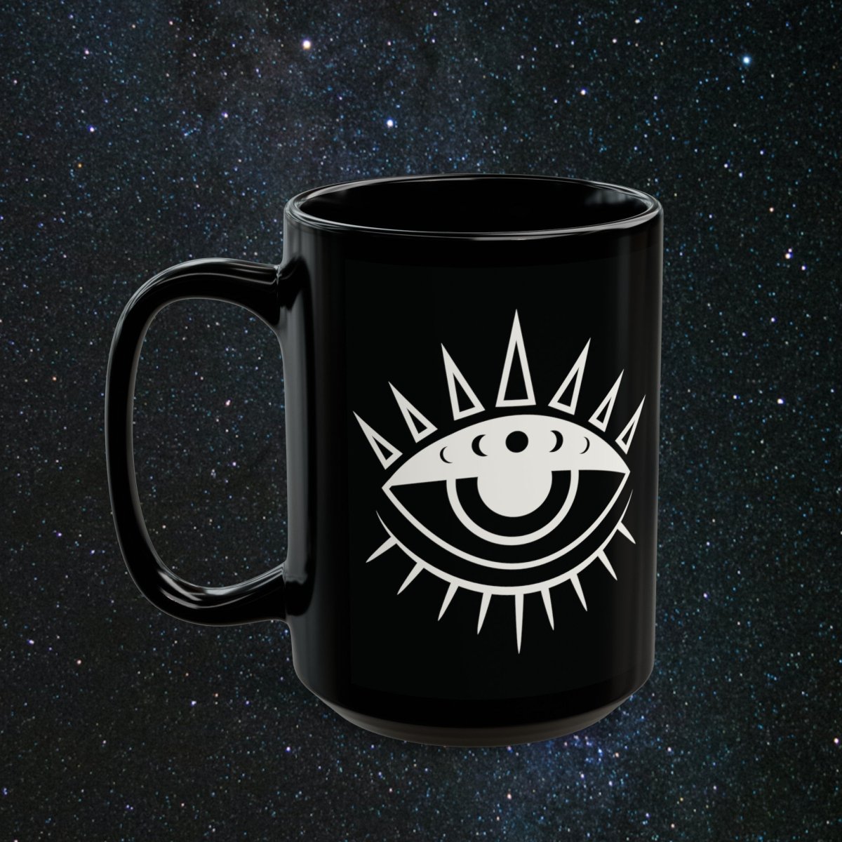 As Above So Below Black Mug - MindLight Apparel - As Above So Below Black Mug - 15oz -