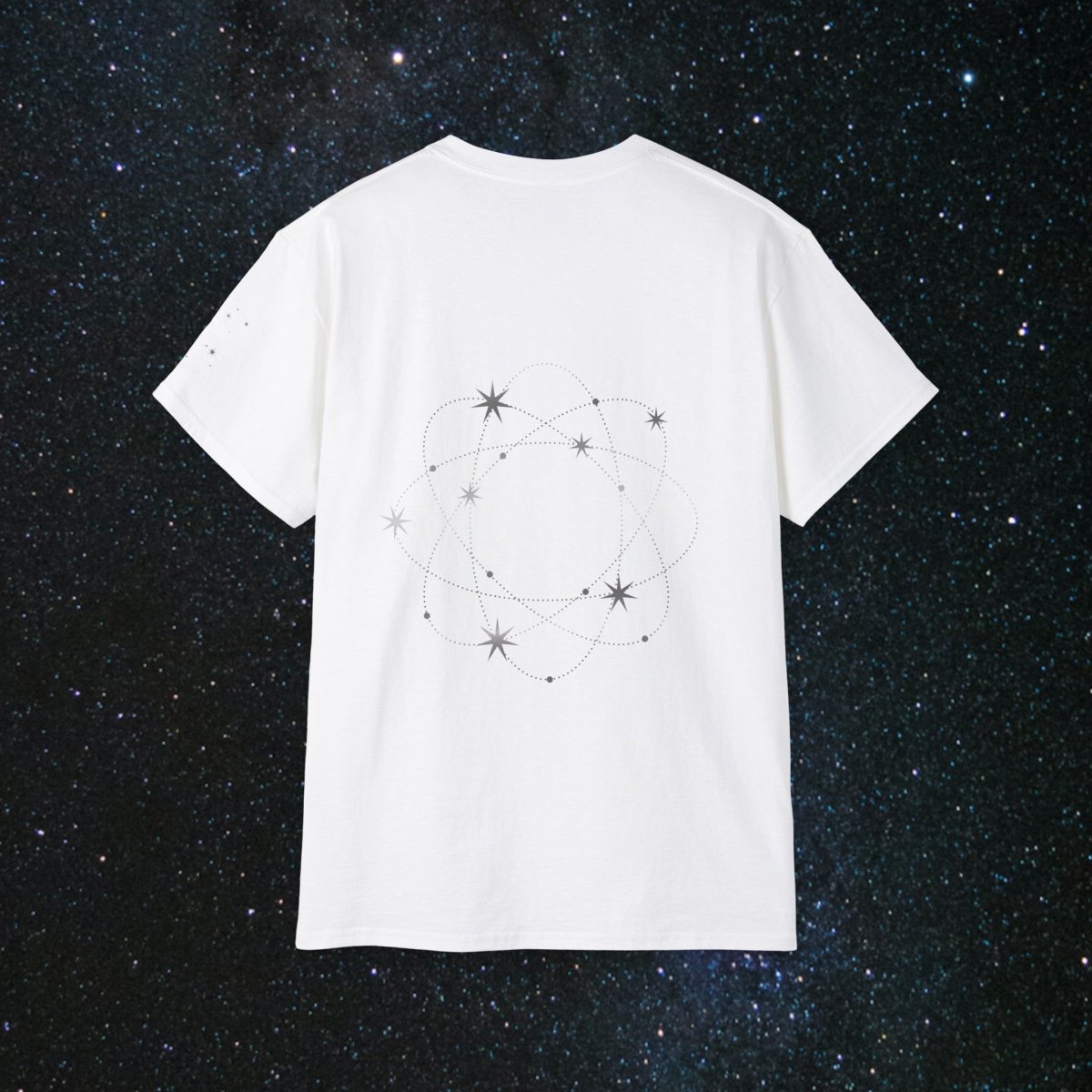'Atomic Cosmos' Loose Fit Women's Tee - MindLight Apparel - 'Atomic Cosmos' Loose Fit Women's Tee - Indigo Blue - S -
