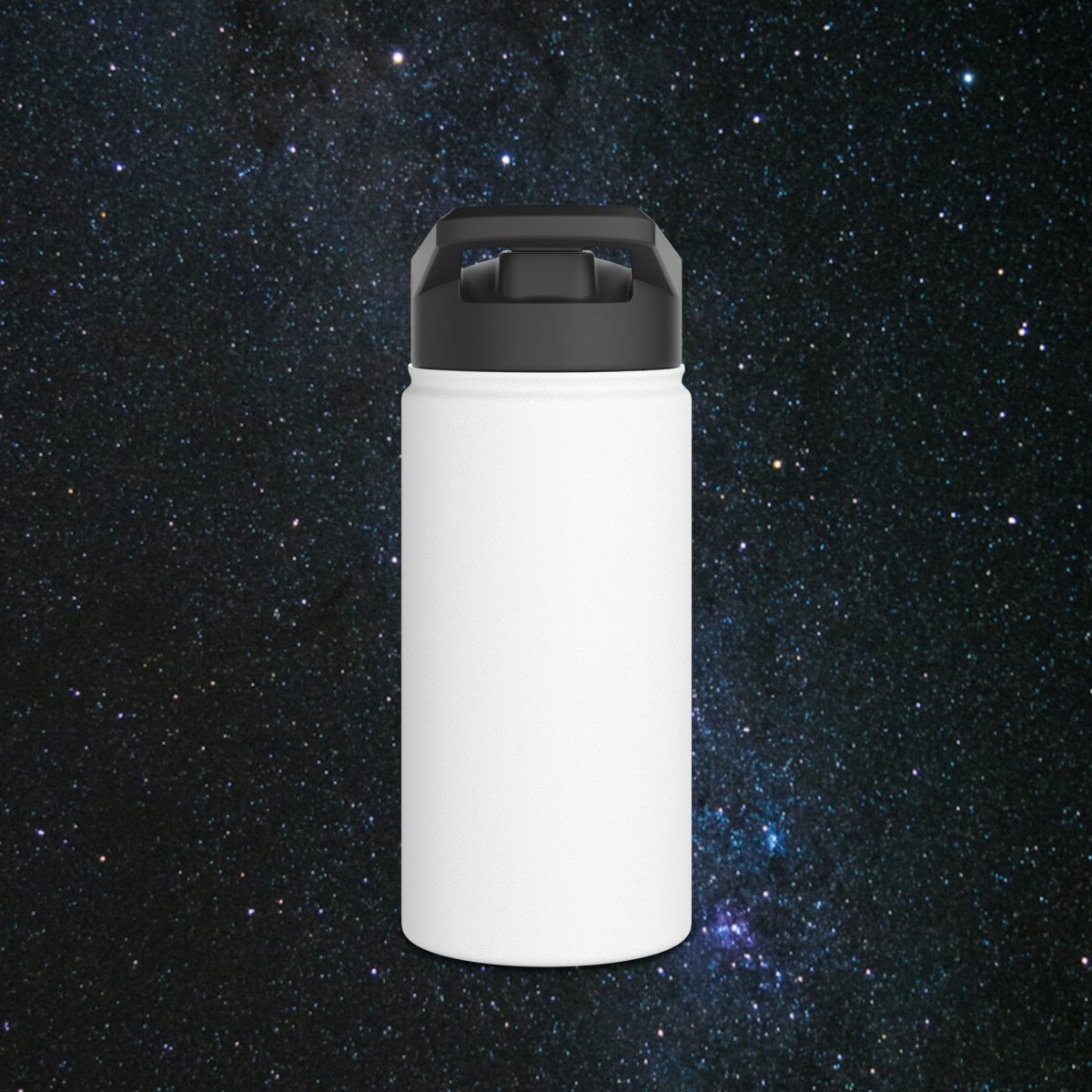 Authentic Self Stainless Steel Water Bottle - MindLight Apparel - Authentic Self Stainless Steel Water Bottle - 18oz - White -