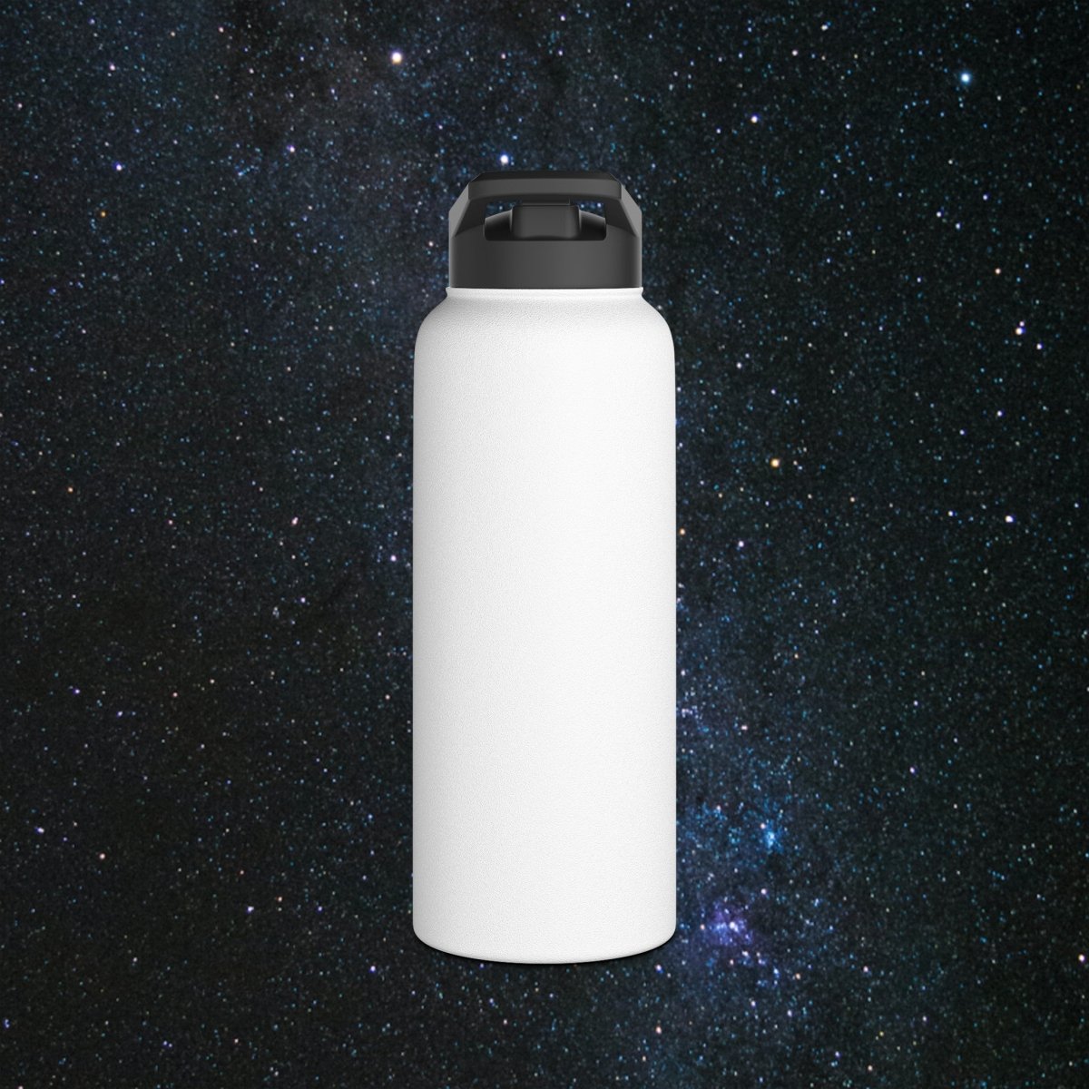 Authentic Self Stainless Steel Water Bottle - MindLight Apparel - Authentic Self Stainless Steel Water Bottle - 18oz - White -