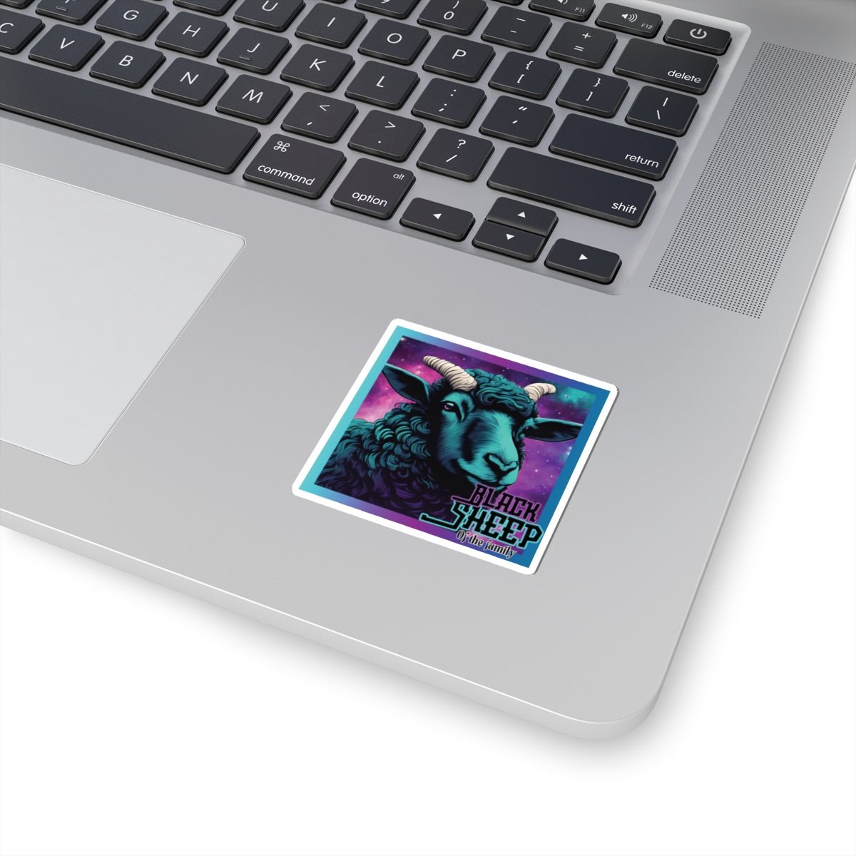Black Sheep Stickers - MindLight Apparel - Black Sheep Stickers - 6" × 6" - White -