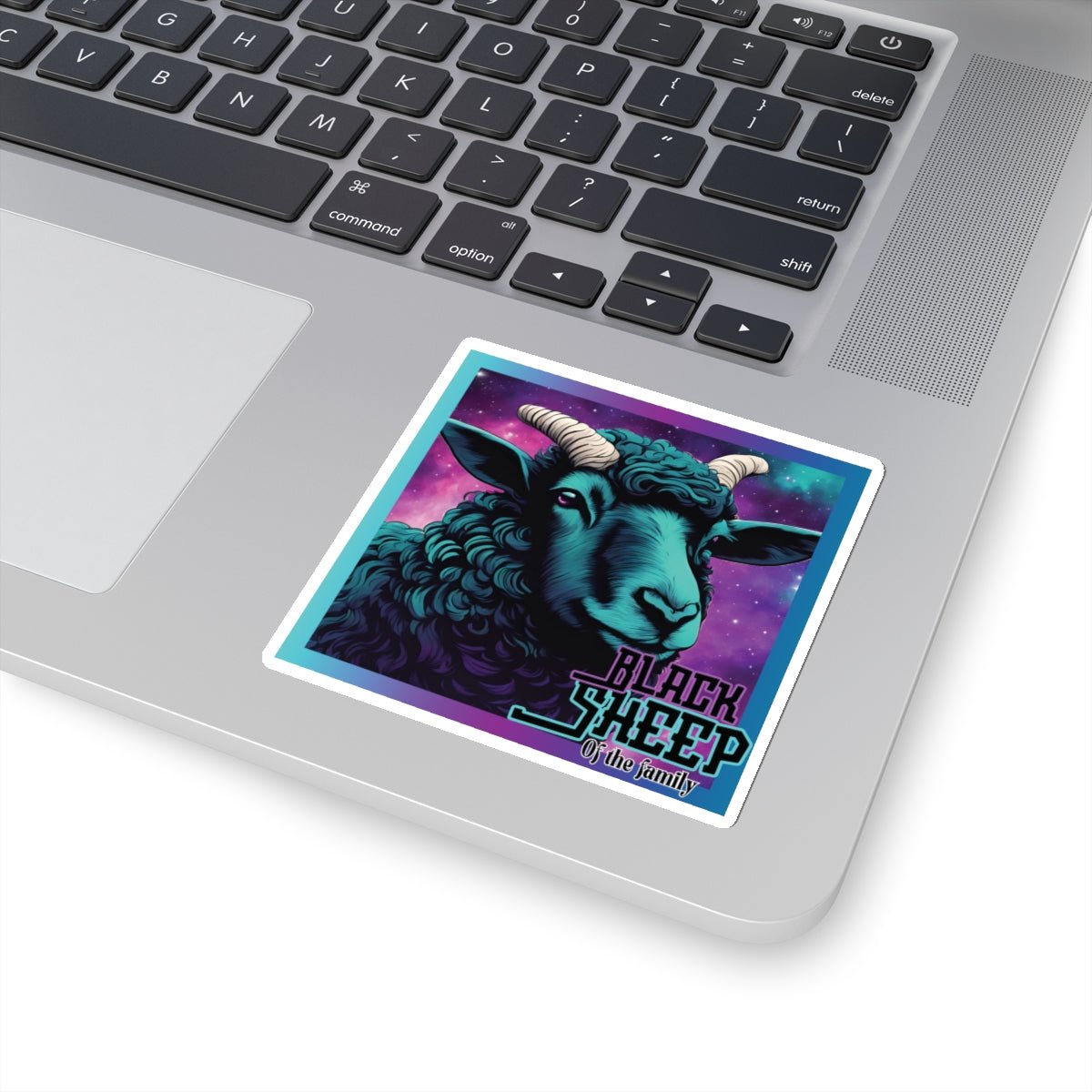 Black Sheep Stickers - MindLight Apparel - Black Sheep Stickers - 6" × 6" - White -