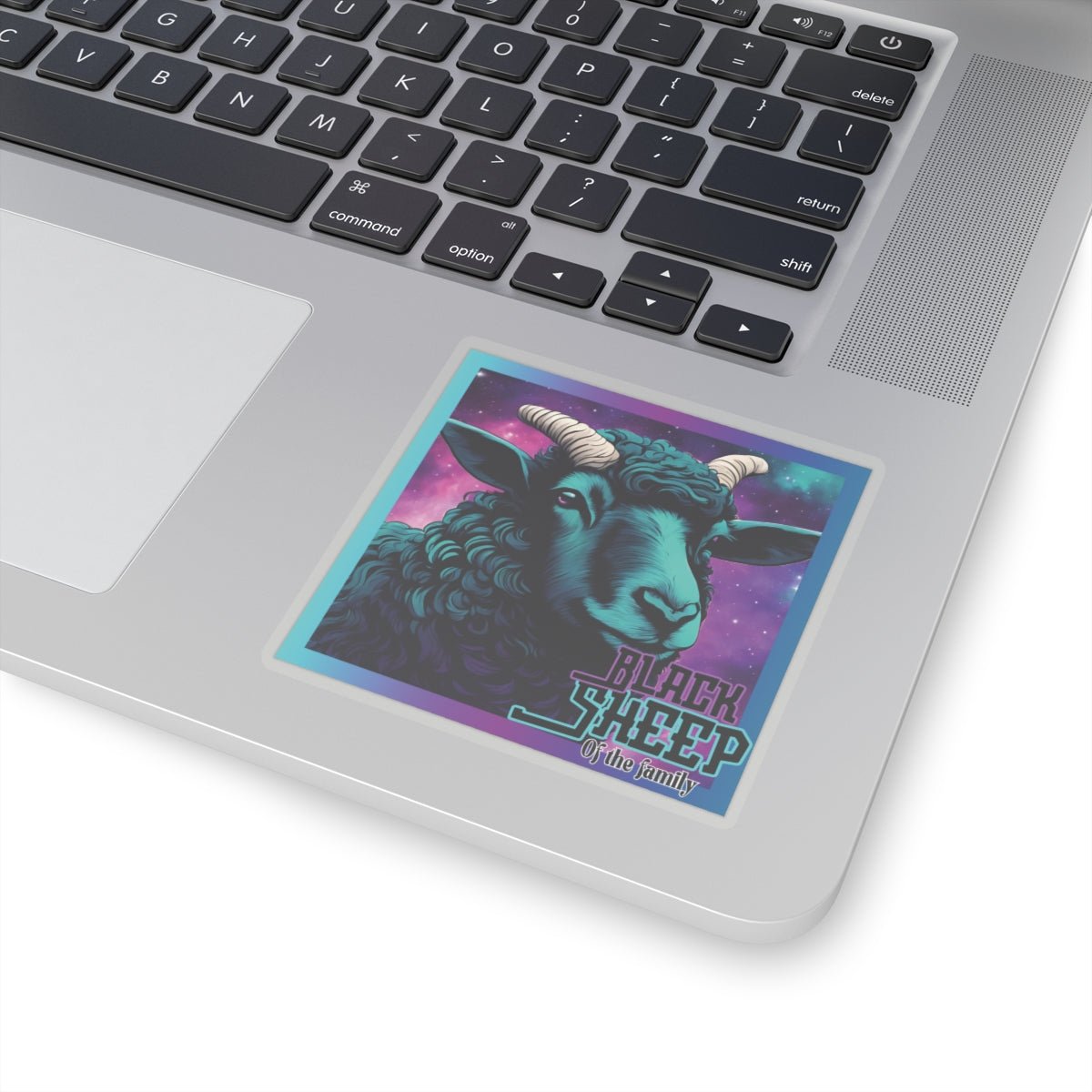 Black Sheep Stickers - MindLight Apparel - Black Sheep Stickers - 6" × 6" - White -