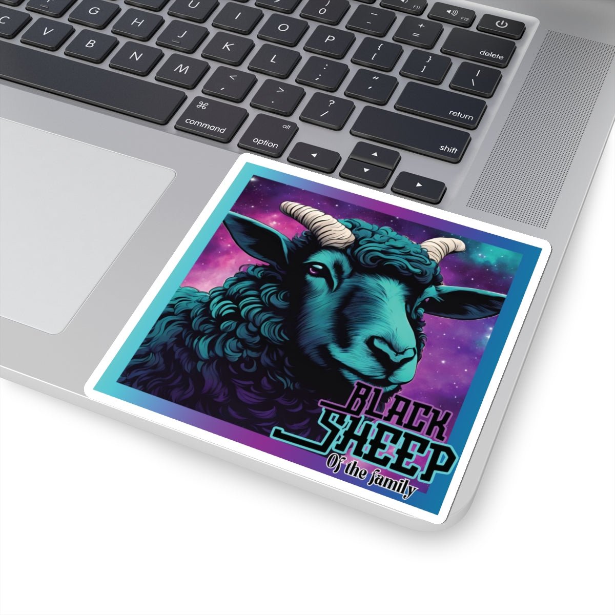 Black Sheep Stickers - MindLight Apparel - Black Sheep Stickers - 6" × 6" - White -