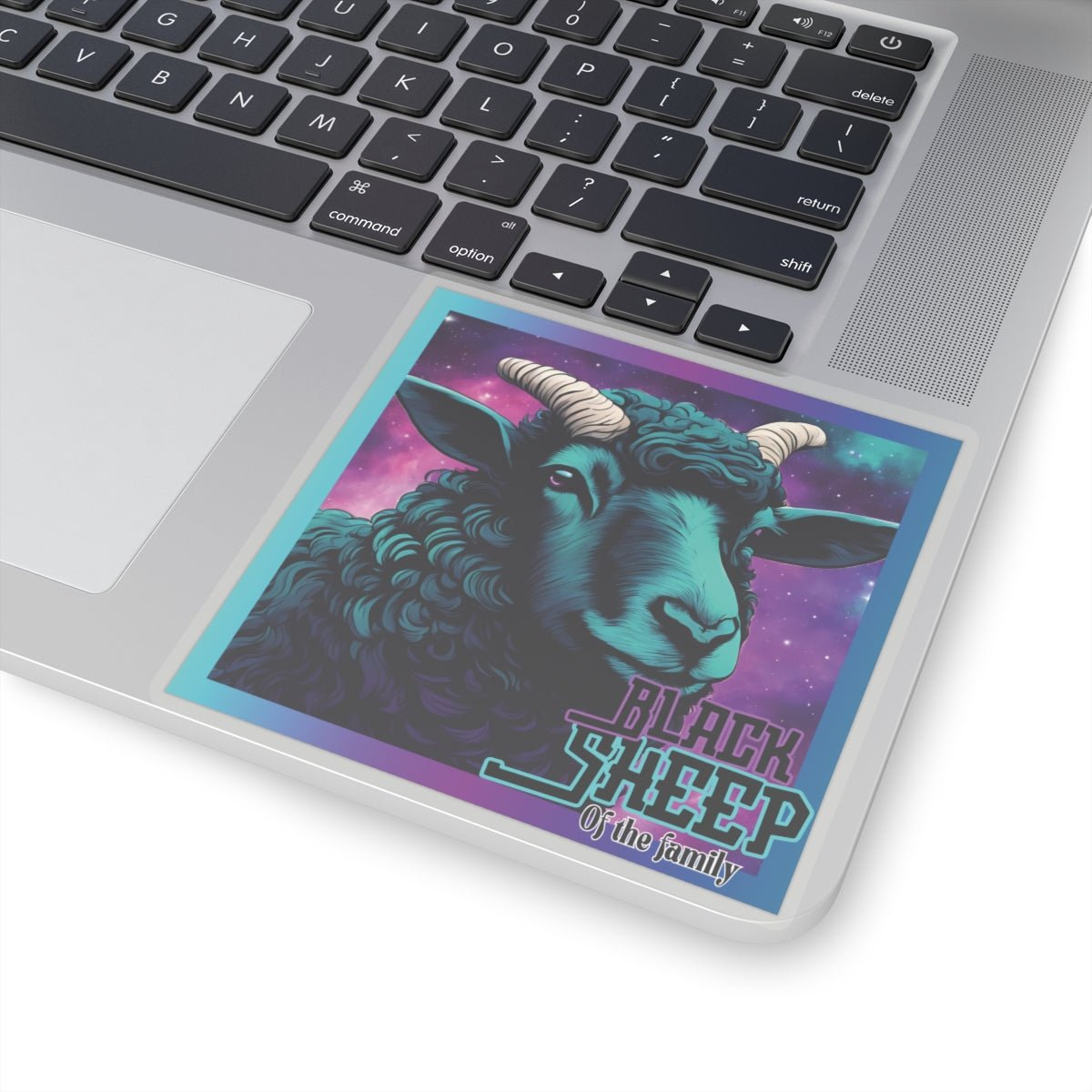 Black Sheep Stickers - MindLight Apparel - Black Sheep Stickers - 6" × 6" - White -