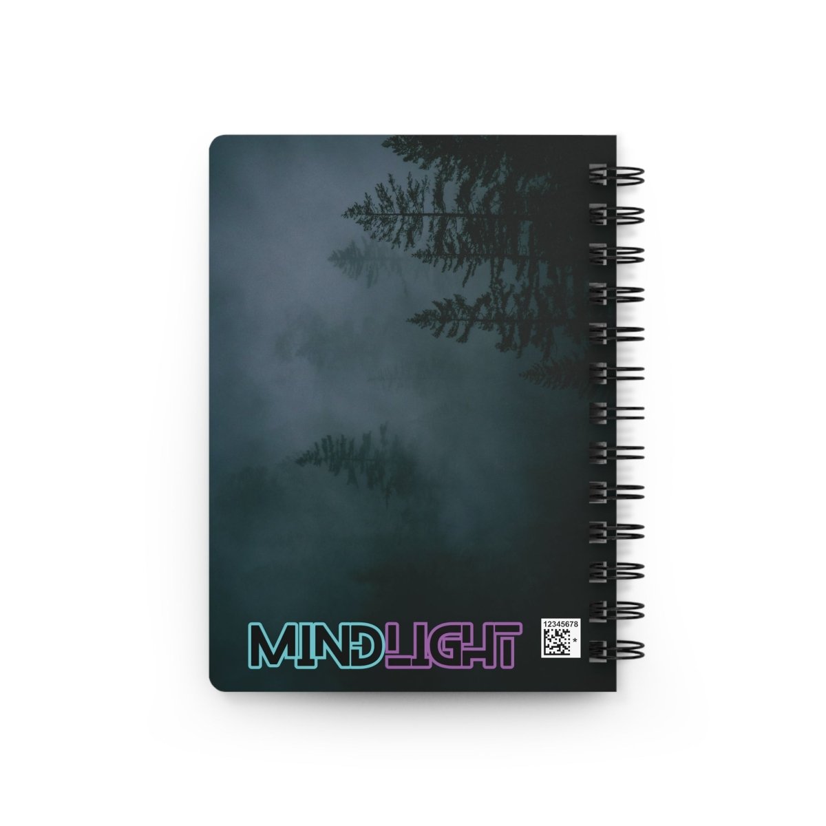 'Call of the Wolf' Mystic - Spiral Notebook - MindLight Apparel - 'Call of the Wolf' Mystic - Spiral Notebook - One Size -