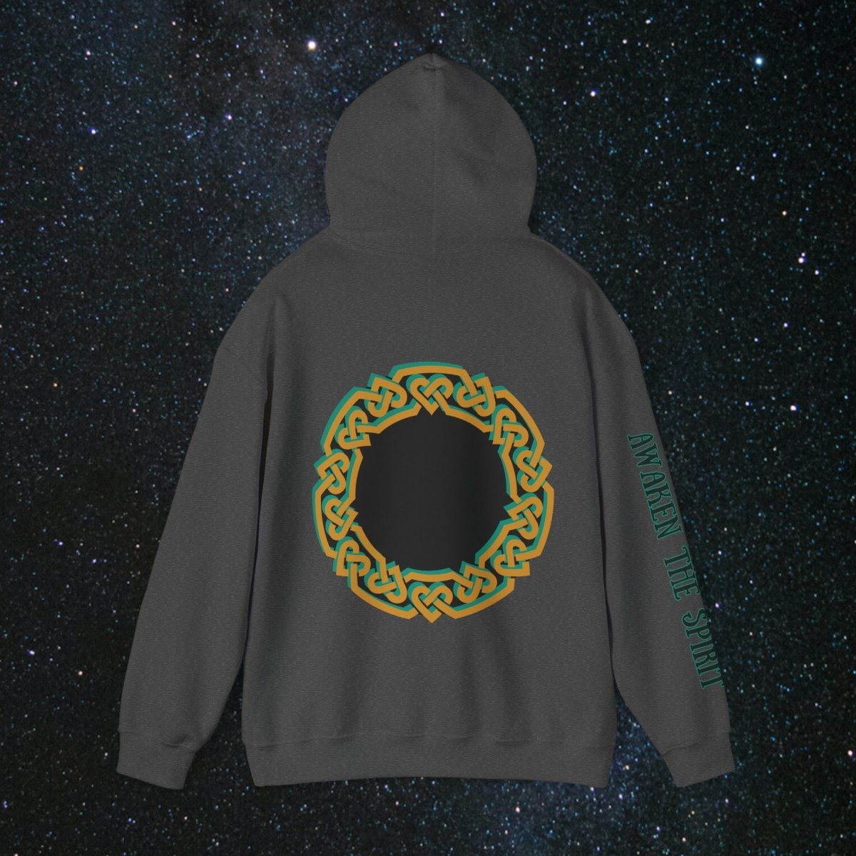 'Call of the Wolf' Mystic - Unisex Pullover Hoodie - MindLight Apparel - 'Call of the Wolf' Mystic - Unisex Pullover Hoodie - Dark Chocolate - S -