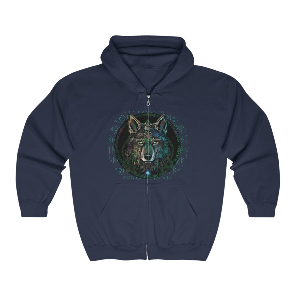 Call of the Wolf Unisex Hoodie - MindLight Apparel - Call of the Wolf Unisex Hoodie - S - Navy -